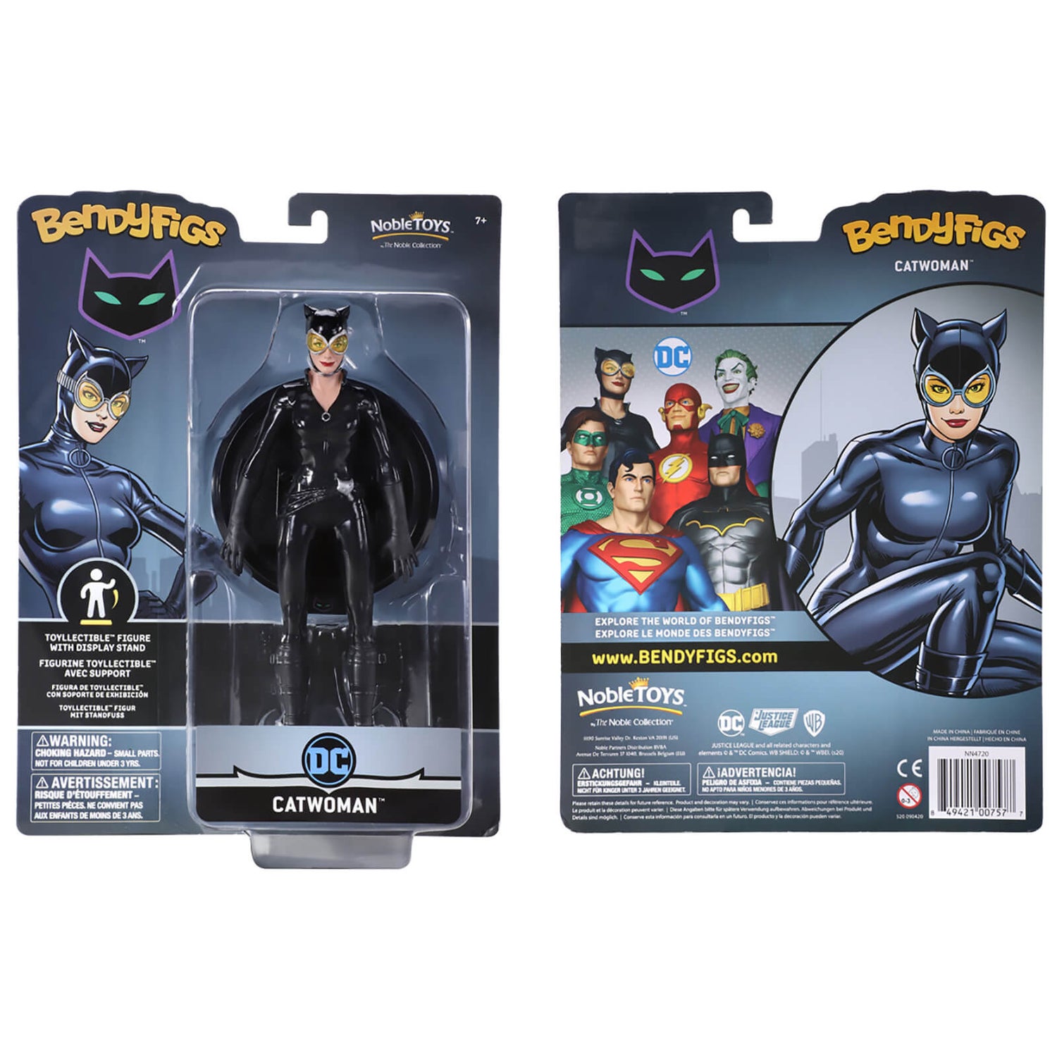 Noble Collection DC Universe Catwoman BendyFig 7.5 Inch Action Figure