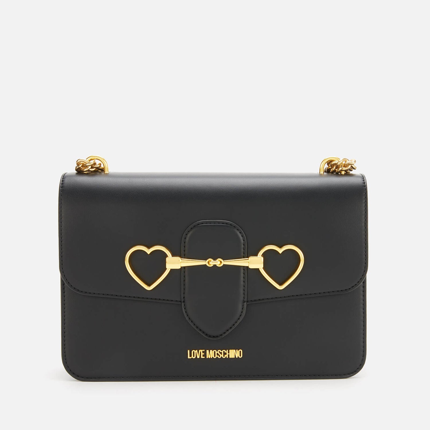 Love Moschino Women's Horsebit Shoulder Bag - Black