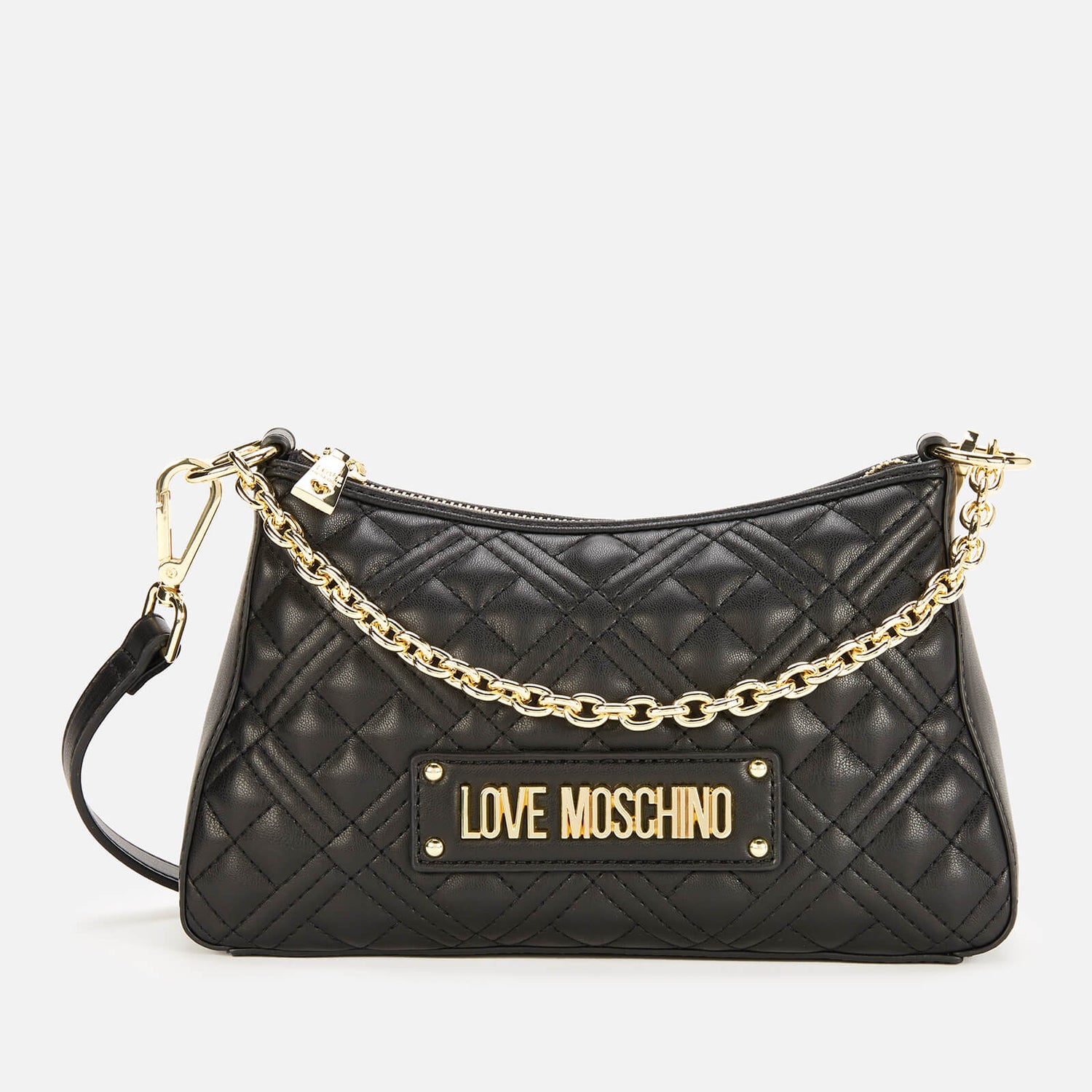 Love Moschino Women's Quilted Chain Shoulder Bag - Black