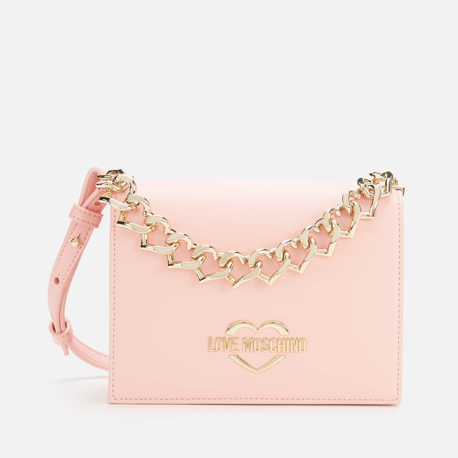 Love Moschino Women's Chunky Chain Cross Body - Pink