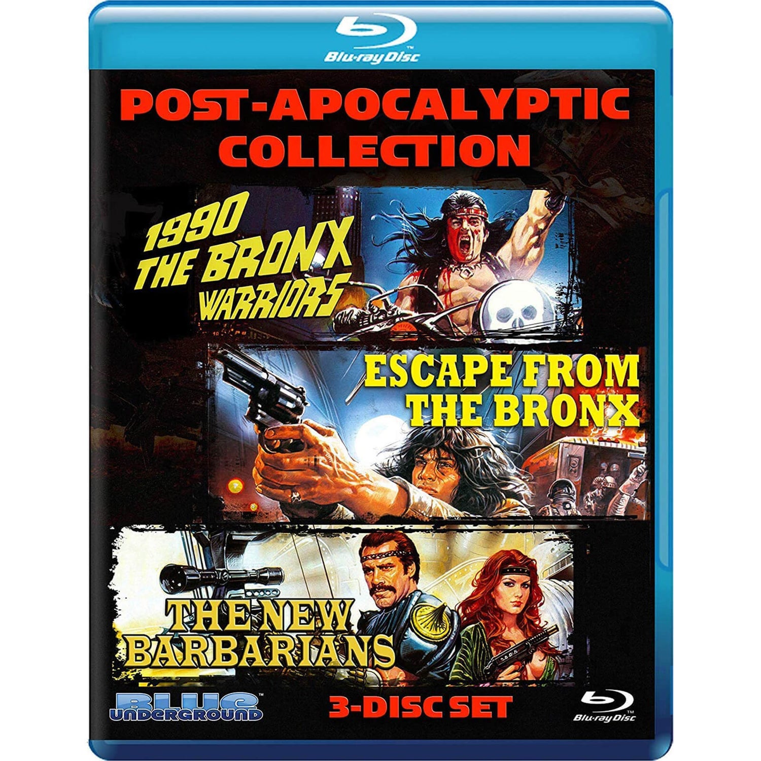 Post-Apocalyptic Collection: 1990 The Bronx Warriors / Escape From The Bronx / The New Barbarians