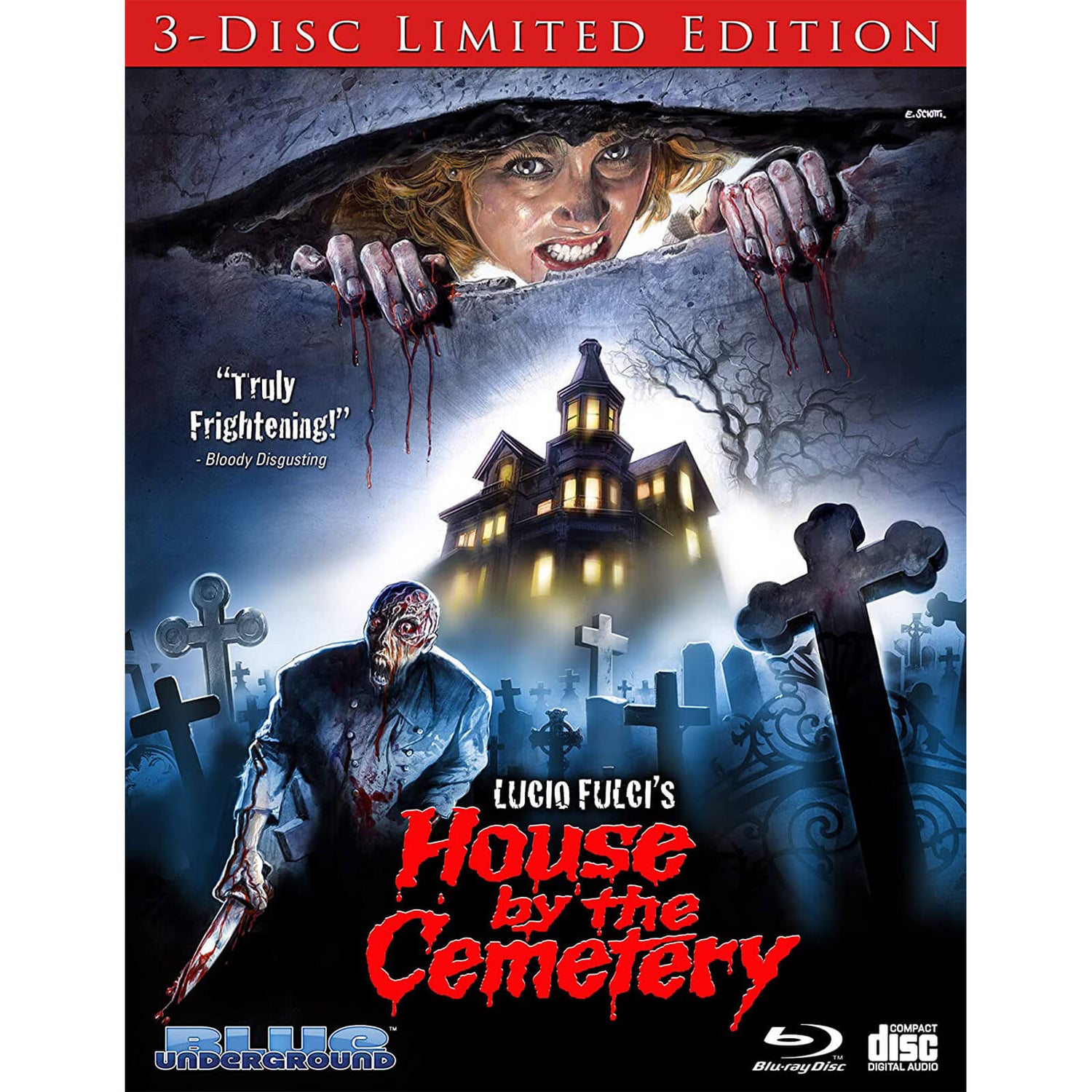The House By The Cemetery: 3-Disc Limited Edition (Includes CD)