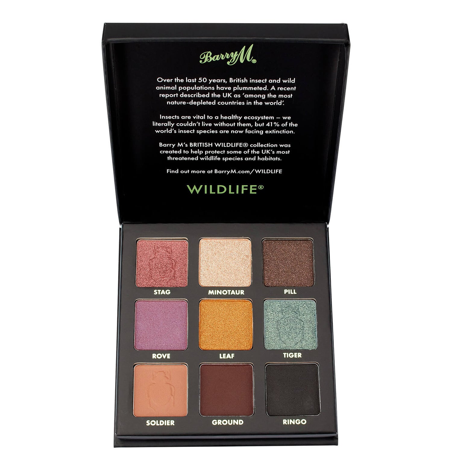 Barry M Cosmetics Wildlife Eyeshadow Palette - Beetle