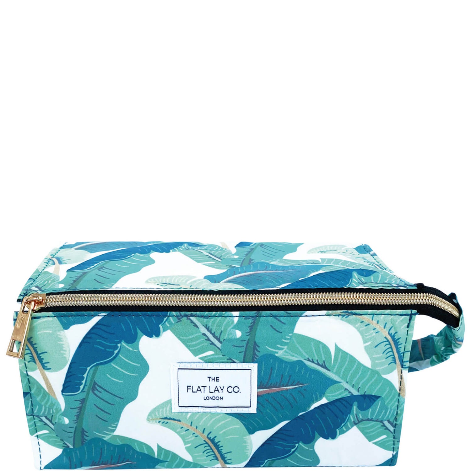The Flat Lay Co. Open Flat Box Bag - Tropical Leaves