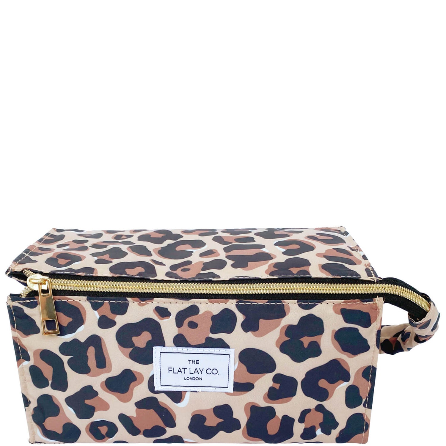 The Flat Lay Co. Open Flat Box Bag - Leopard Print - FREE Delivery