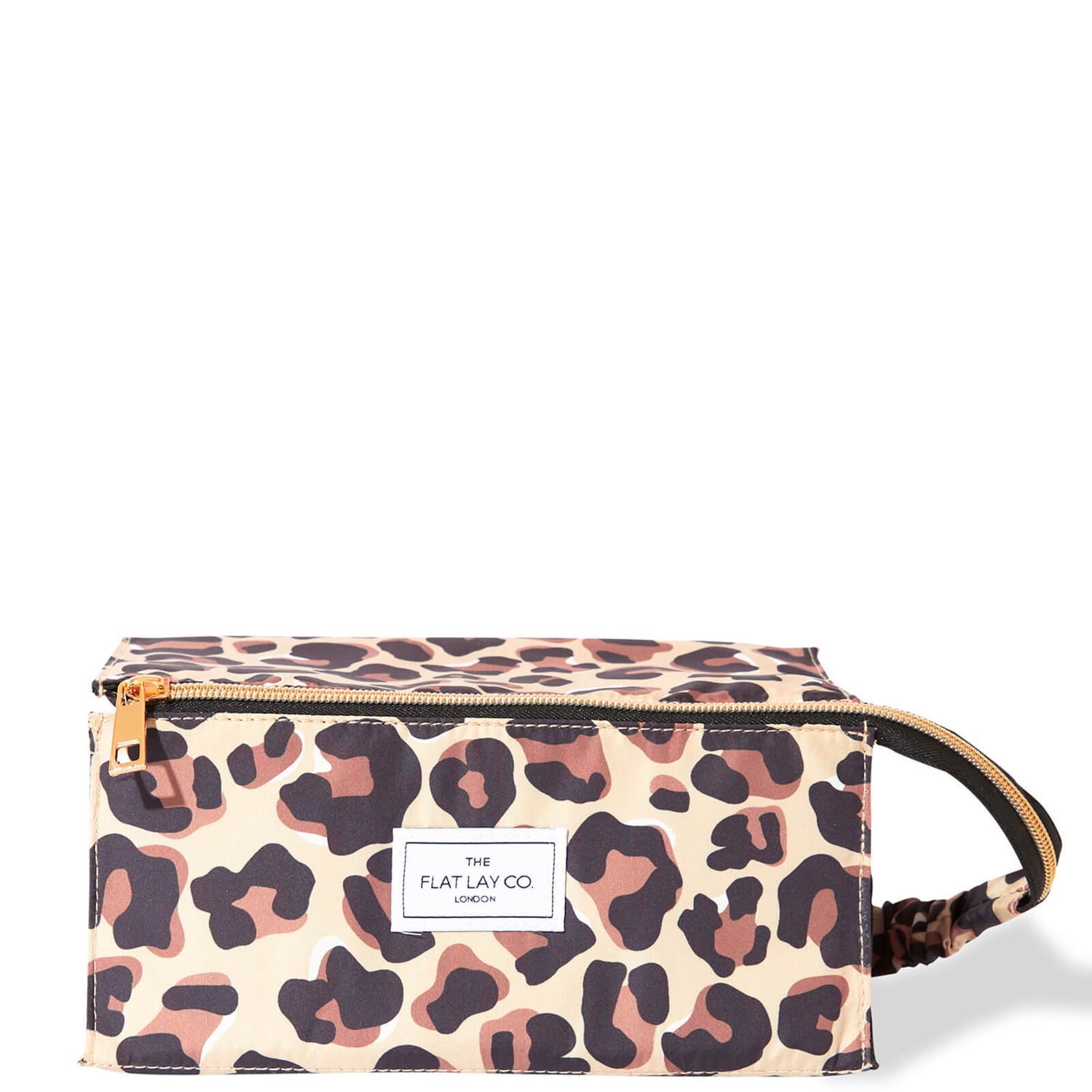 The Flat Lay Co. Open Flat Box Bag - Leopard Print