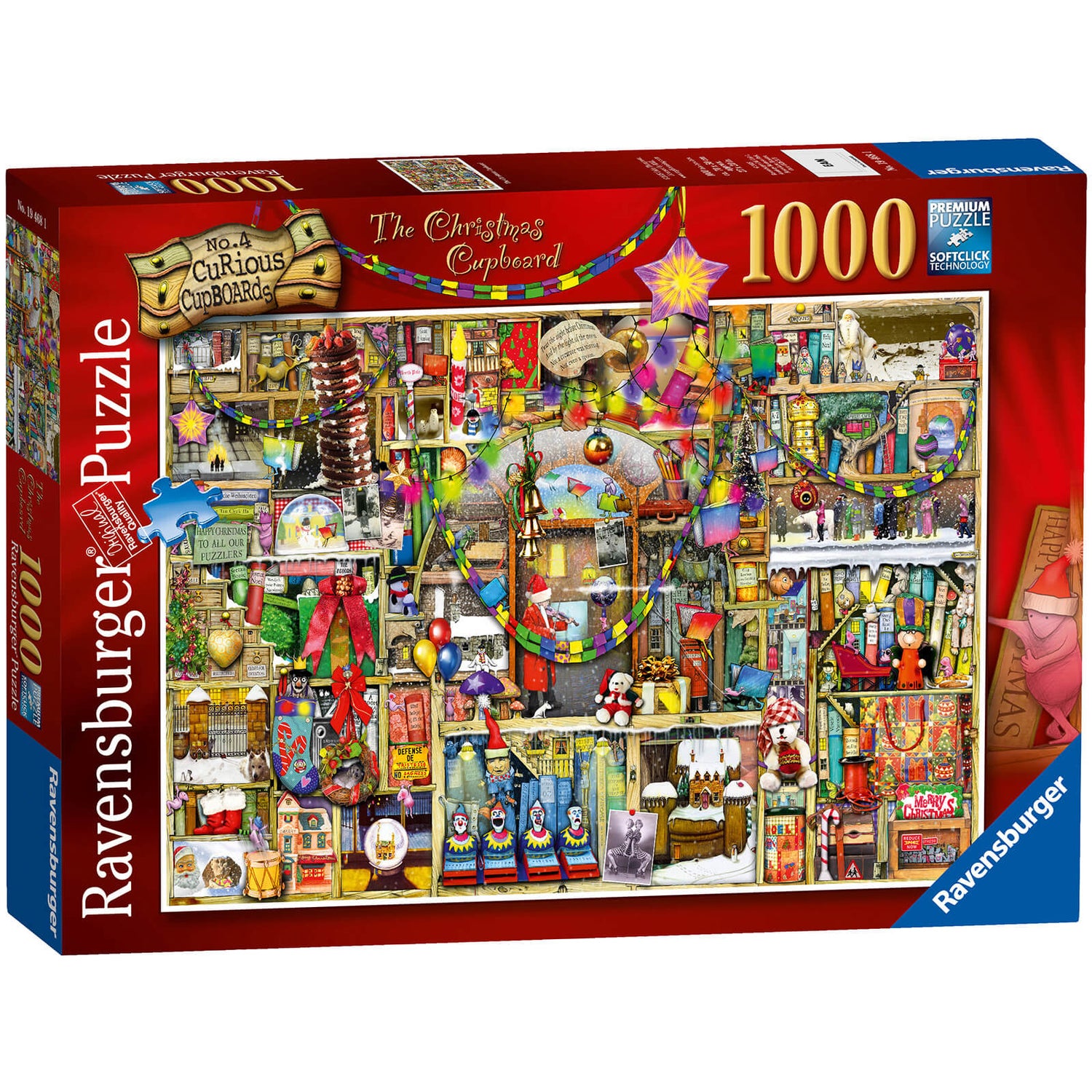 Ravensburger The Curious Cupboard No.4 - The Christmas Cupboard, 1000 piece Jigsaw Puzzle