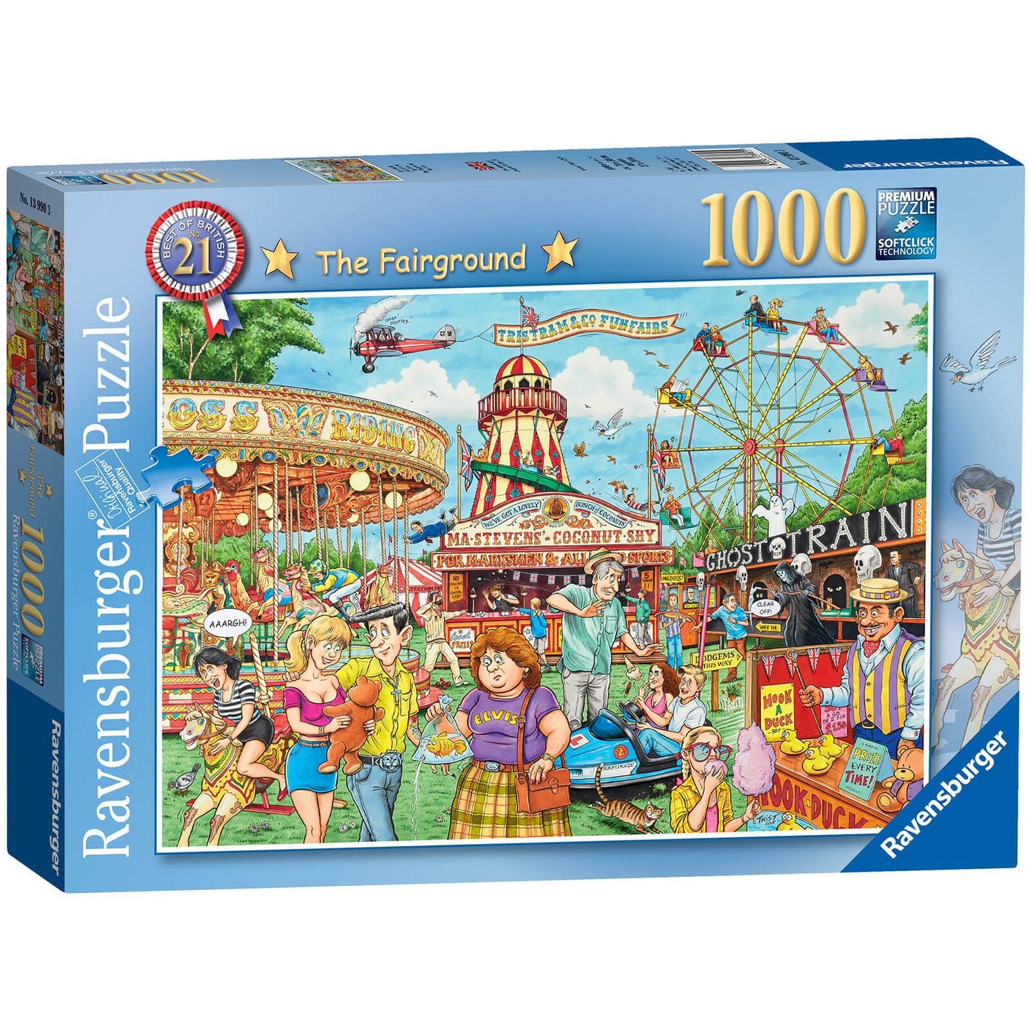 Ravensburger Best of British No.21 - The Fairground, 1000 piece Jigsaw Puzzle