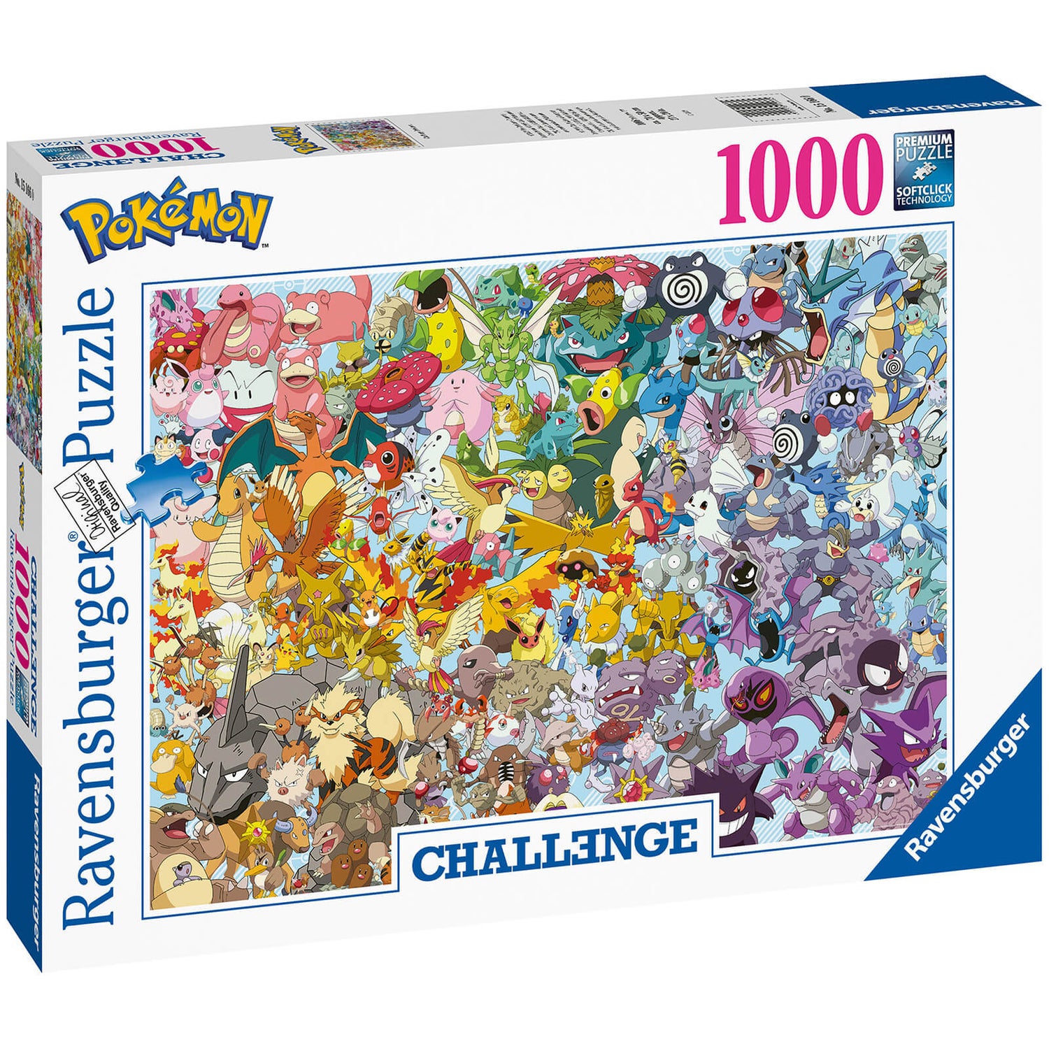 Ravensburger Pokémon 1000 piece Challenge Jigsaw Puzzle