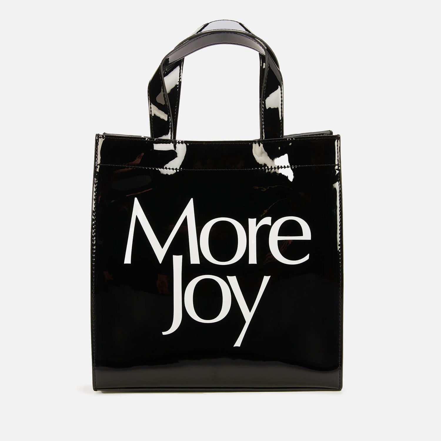 More Joy Pu Small Tote Bag - Black