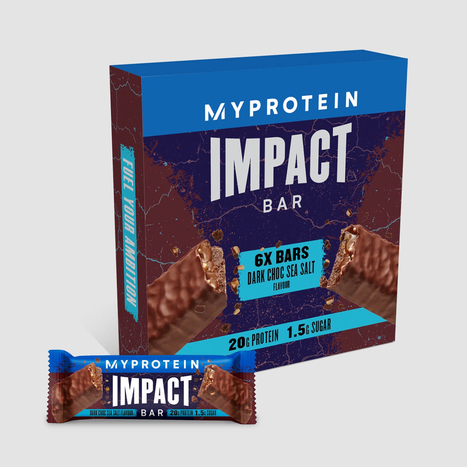 Impact Protein Bar - 6Bars - Dark Chocolate Sea Salt