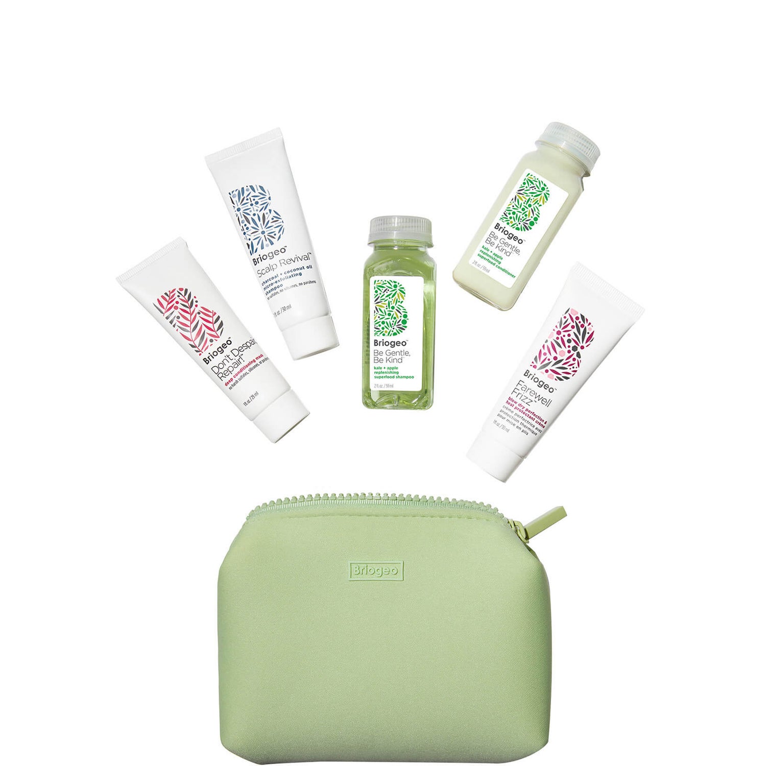 Briogeo Besties Apple, Matcha + Kale Clean Hair Discovery Kit