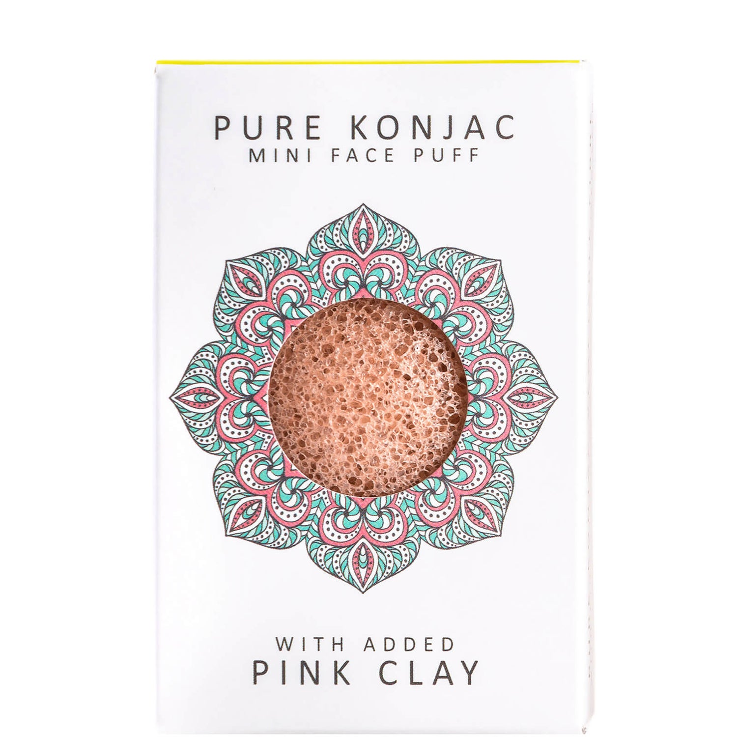 The Konjac Sponge Company Pure Konjac Mini Face Puff with Pink French Clay
