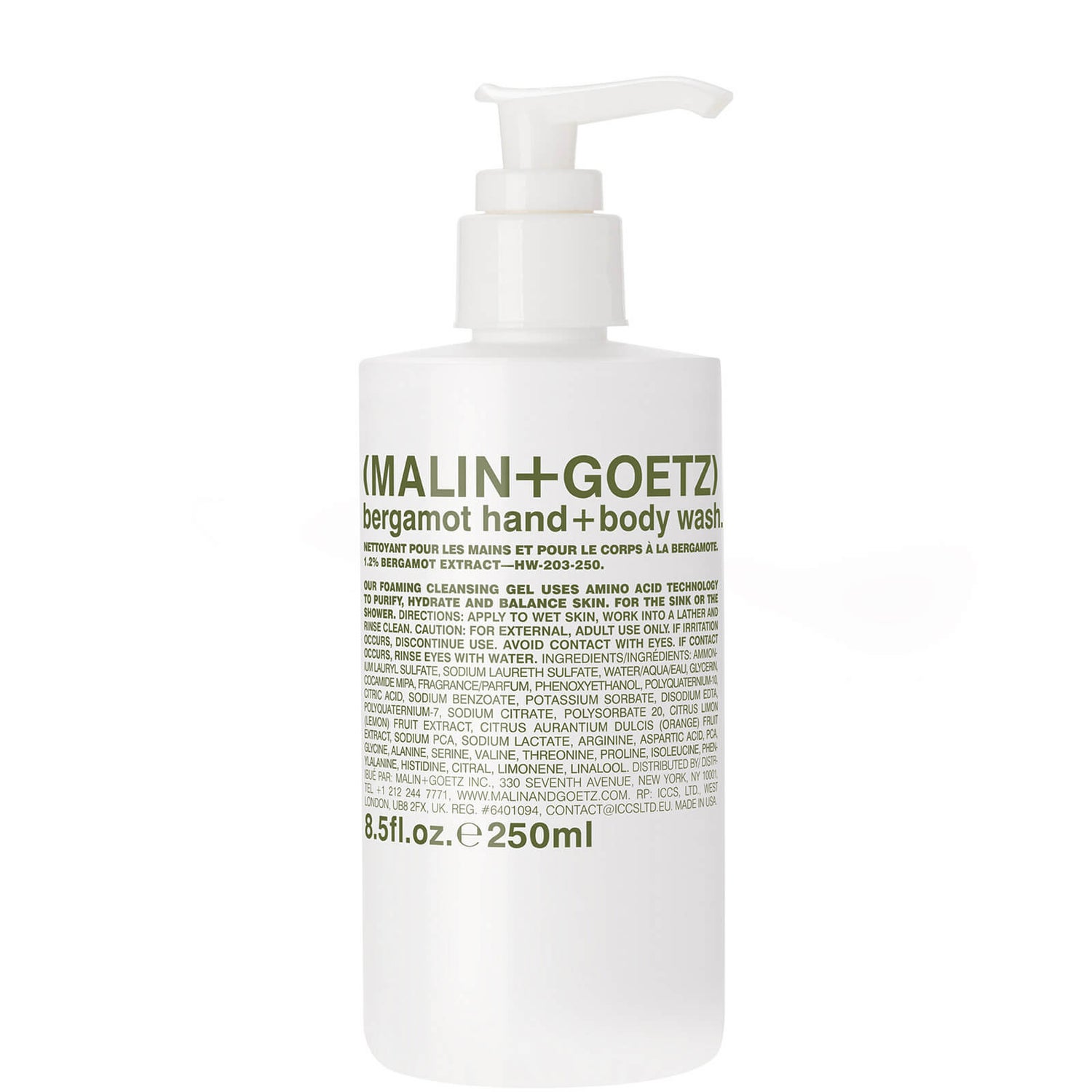 MALIN + GOETZ Bergamot Hand + Body Wash