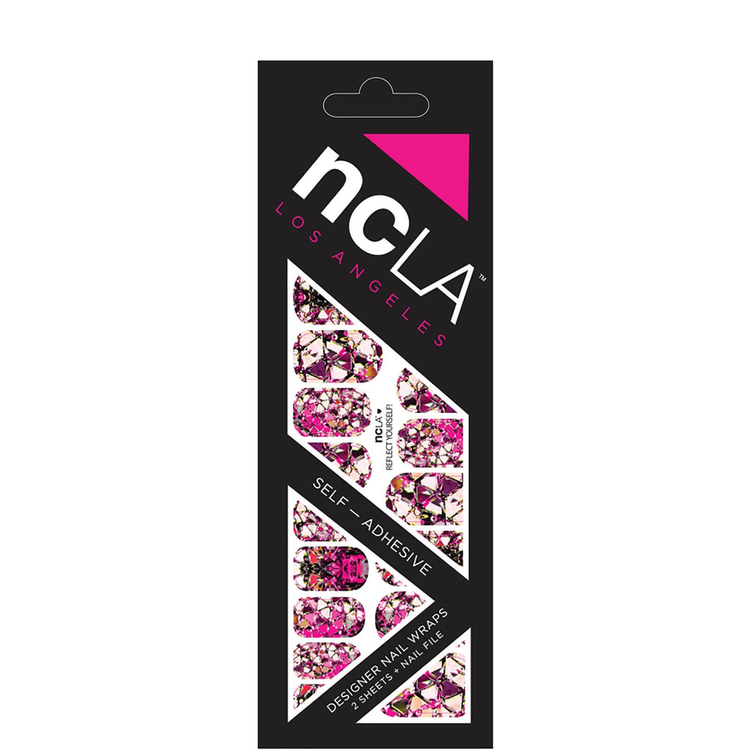 NCLA DISC Nail Wraps Reflect Yourself