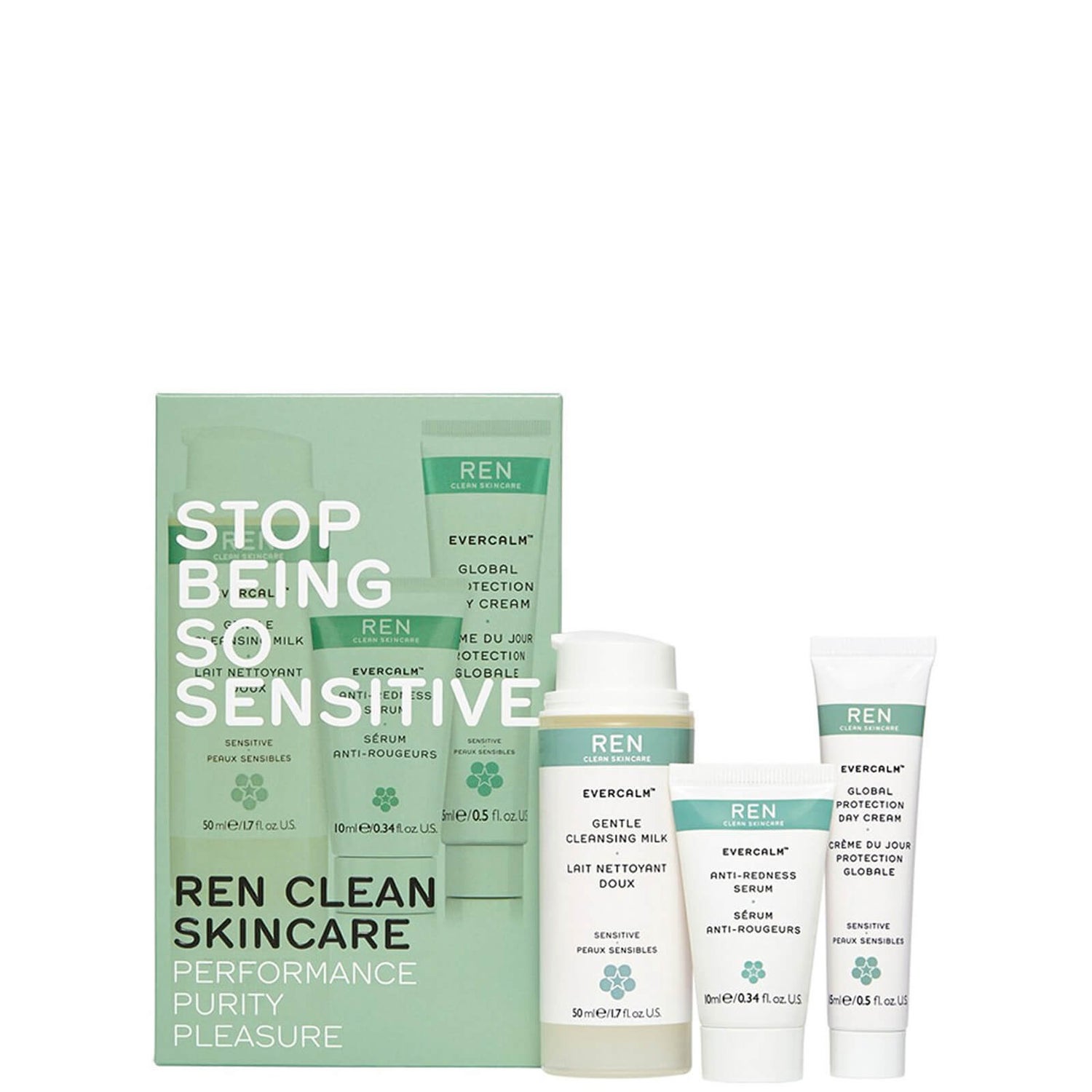 REN CLEAN SKINCARE Evercalm Stop Being So Sensitive Kit