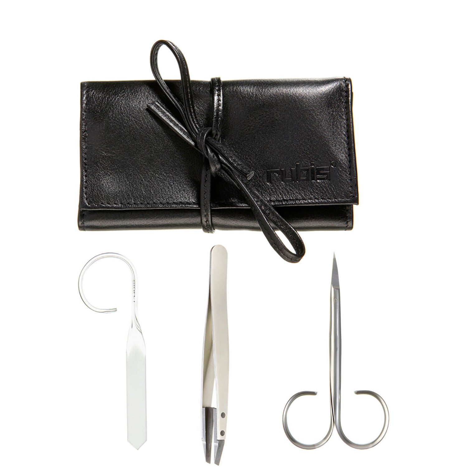 Rubis Manicure Tweezer Leather Wallet Set