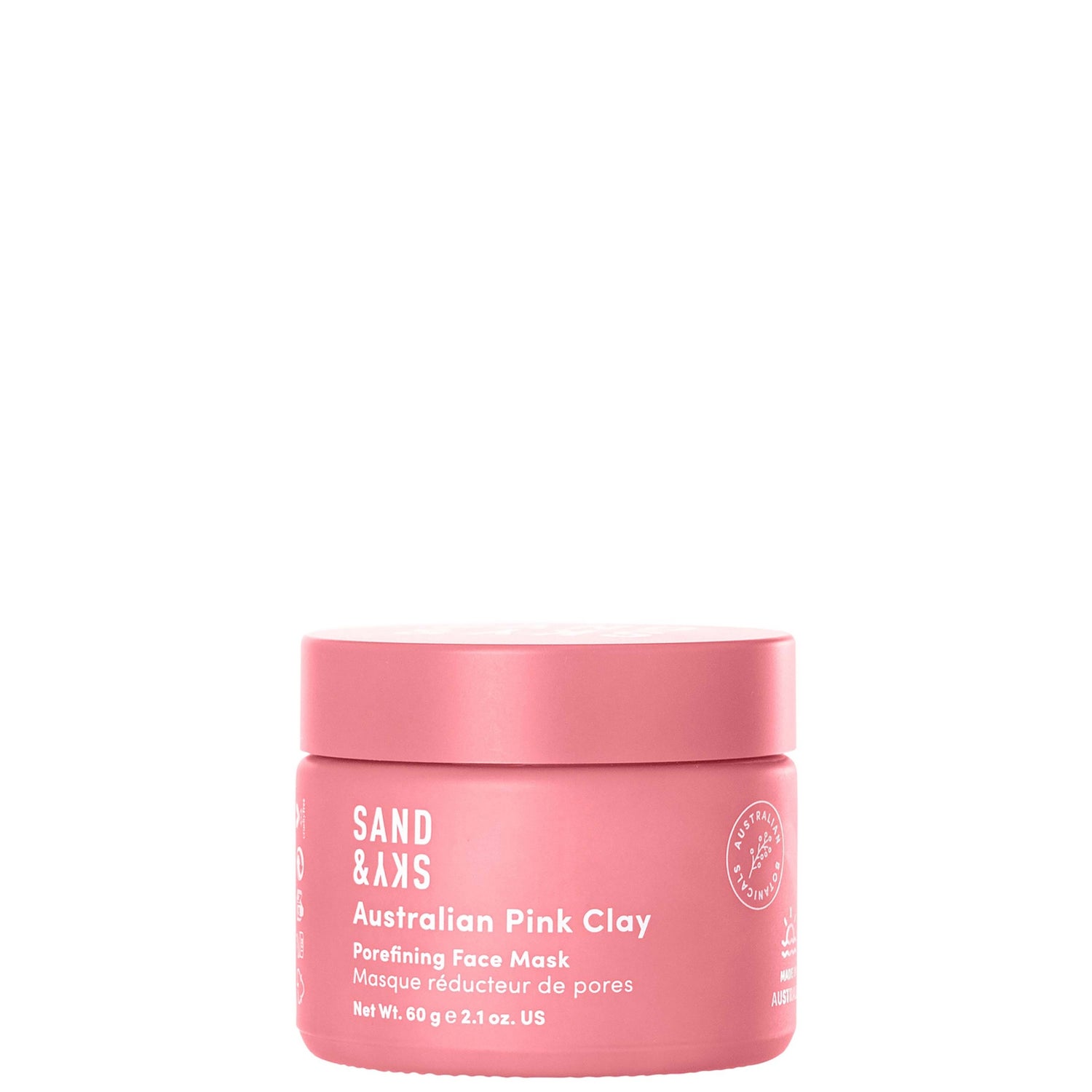 Sand & Sky Brilliant Skin Purifying Pink Clay Mask 60g