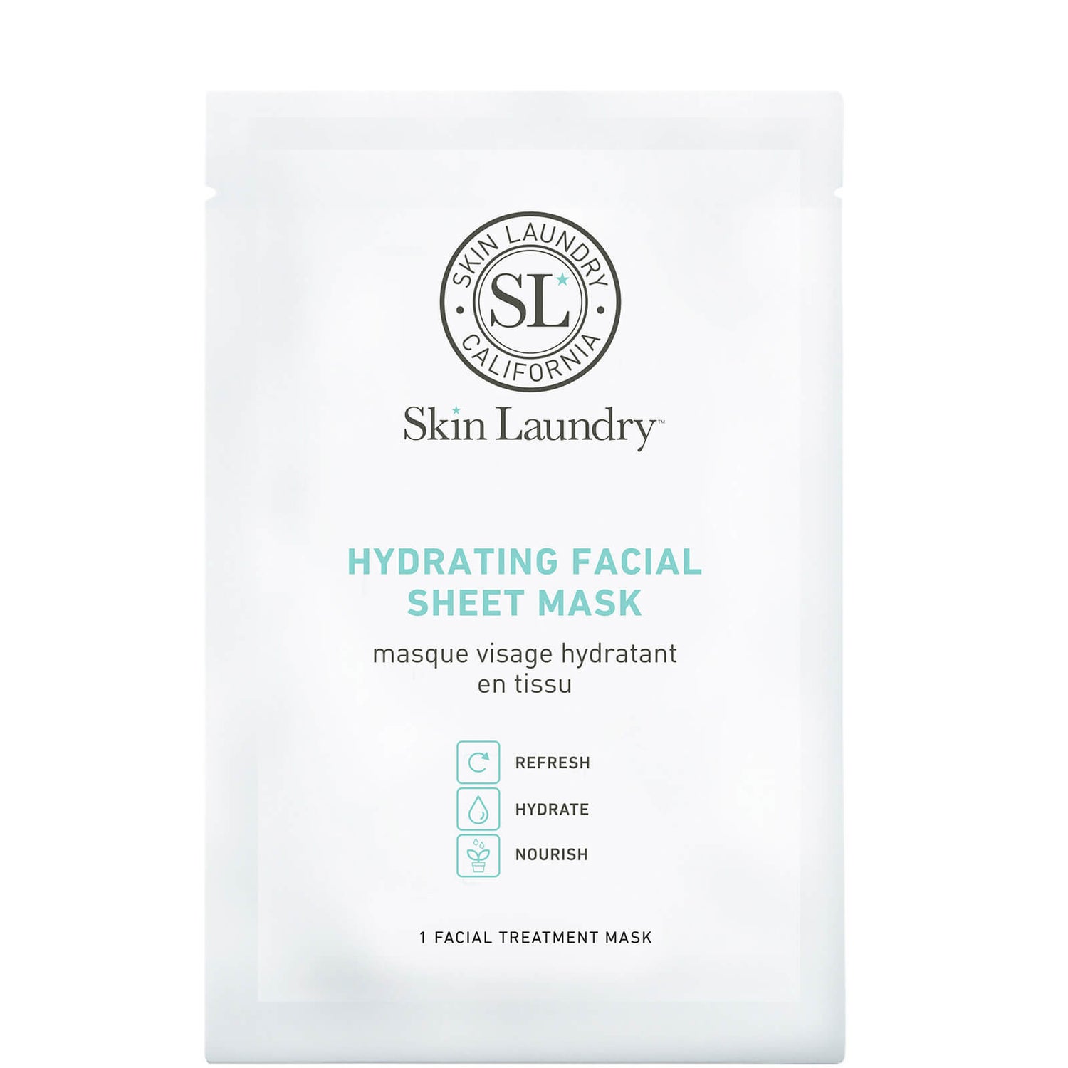Skin Laundry Hydrating Radiance Facial Treatment Mask (Pack of 8)
