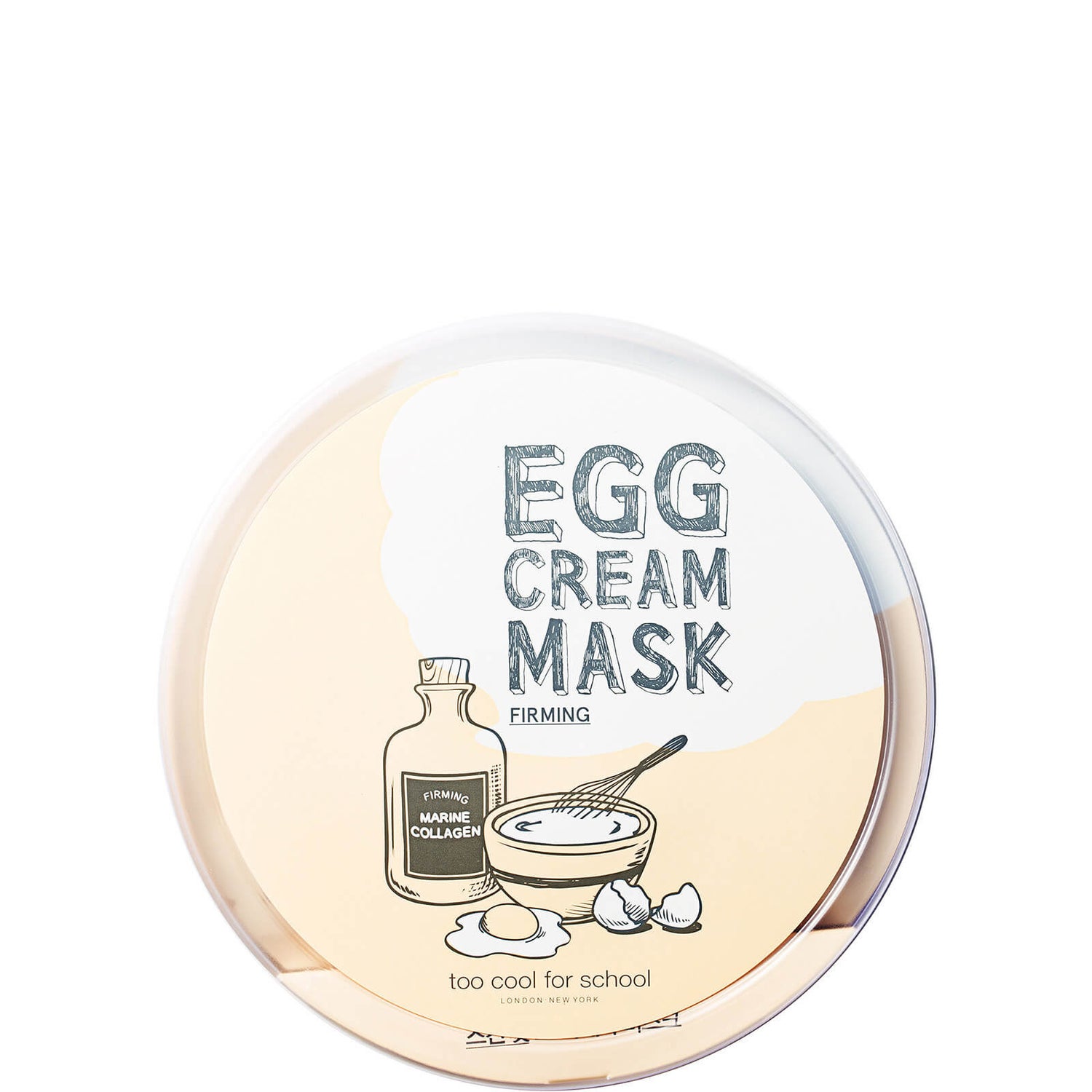 Too Cool For School Egg Cream Mask Firming Set