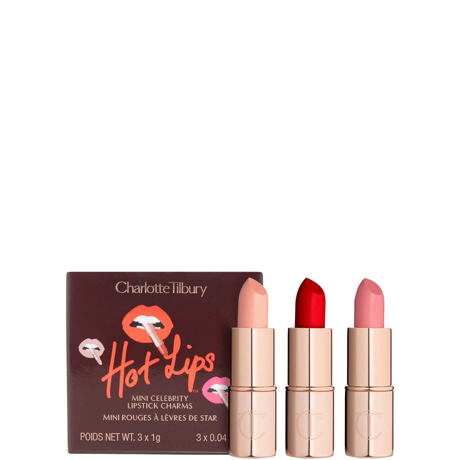 Charlotte Tilbury Hot Lips Mini Celebrity Lipstick Charms