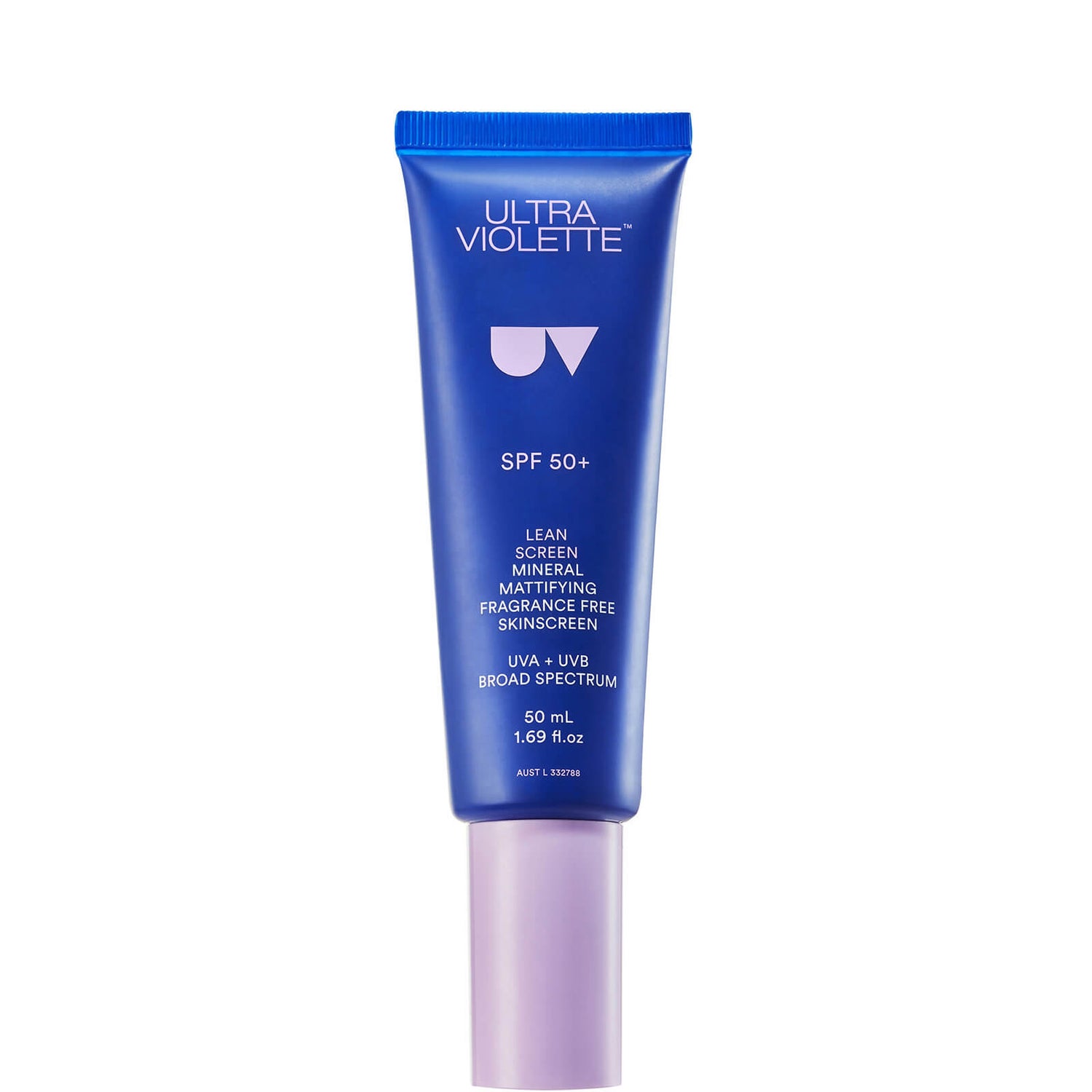 Ultra Violette Lean Screen Mineral Mattifying Fragrance Free Skinscreen SPF 50+