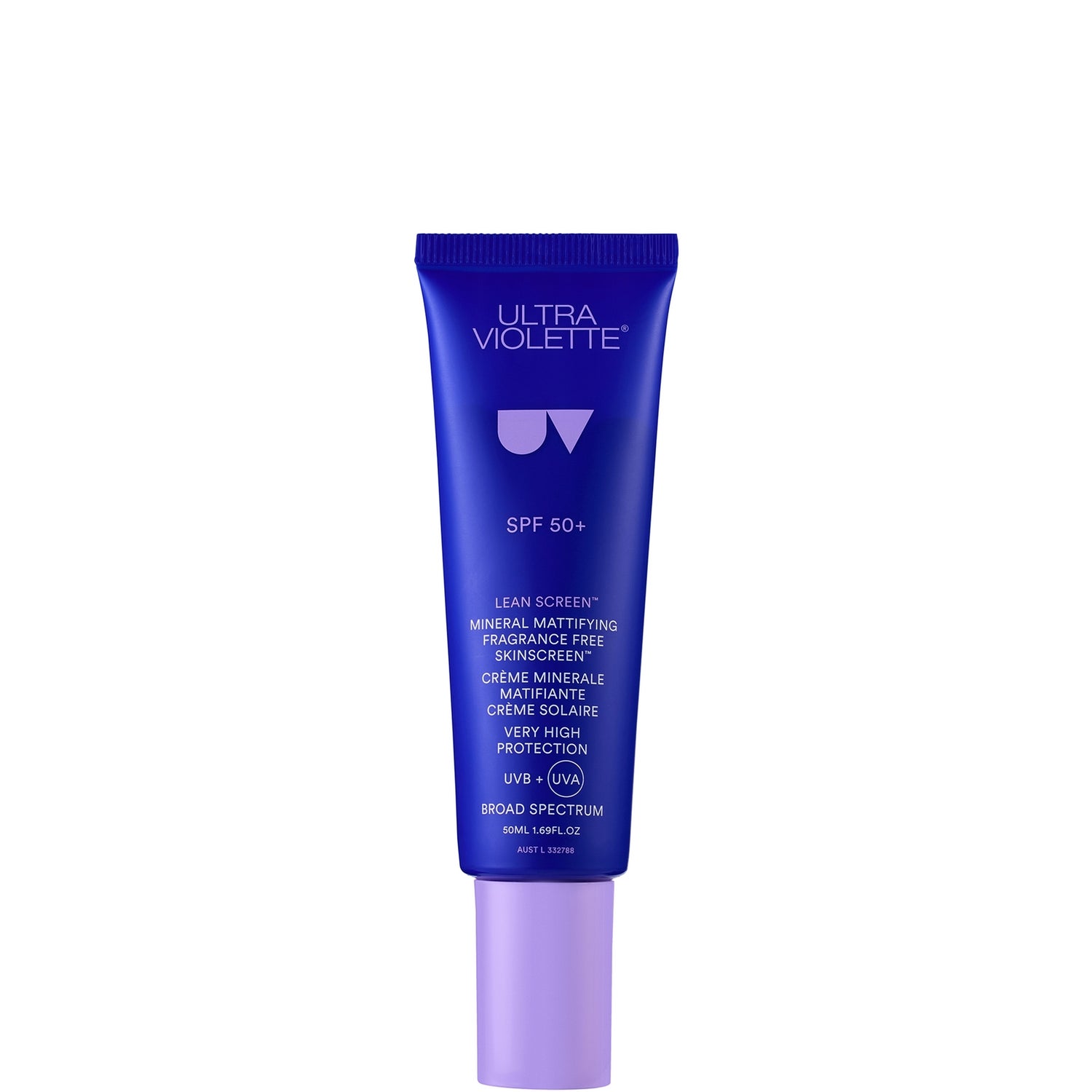 Ultra Violette Lean Screen Mineral Mattifying Fragrance Free Skinscreen SPF 50+