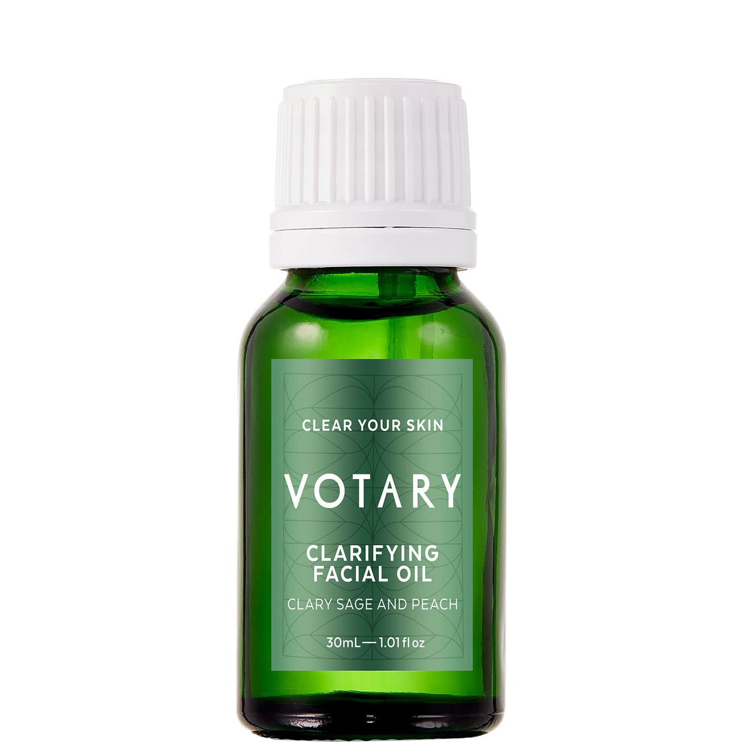 VOTARY Clarifying Facial Oil - Clary Sage and Peach