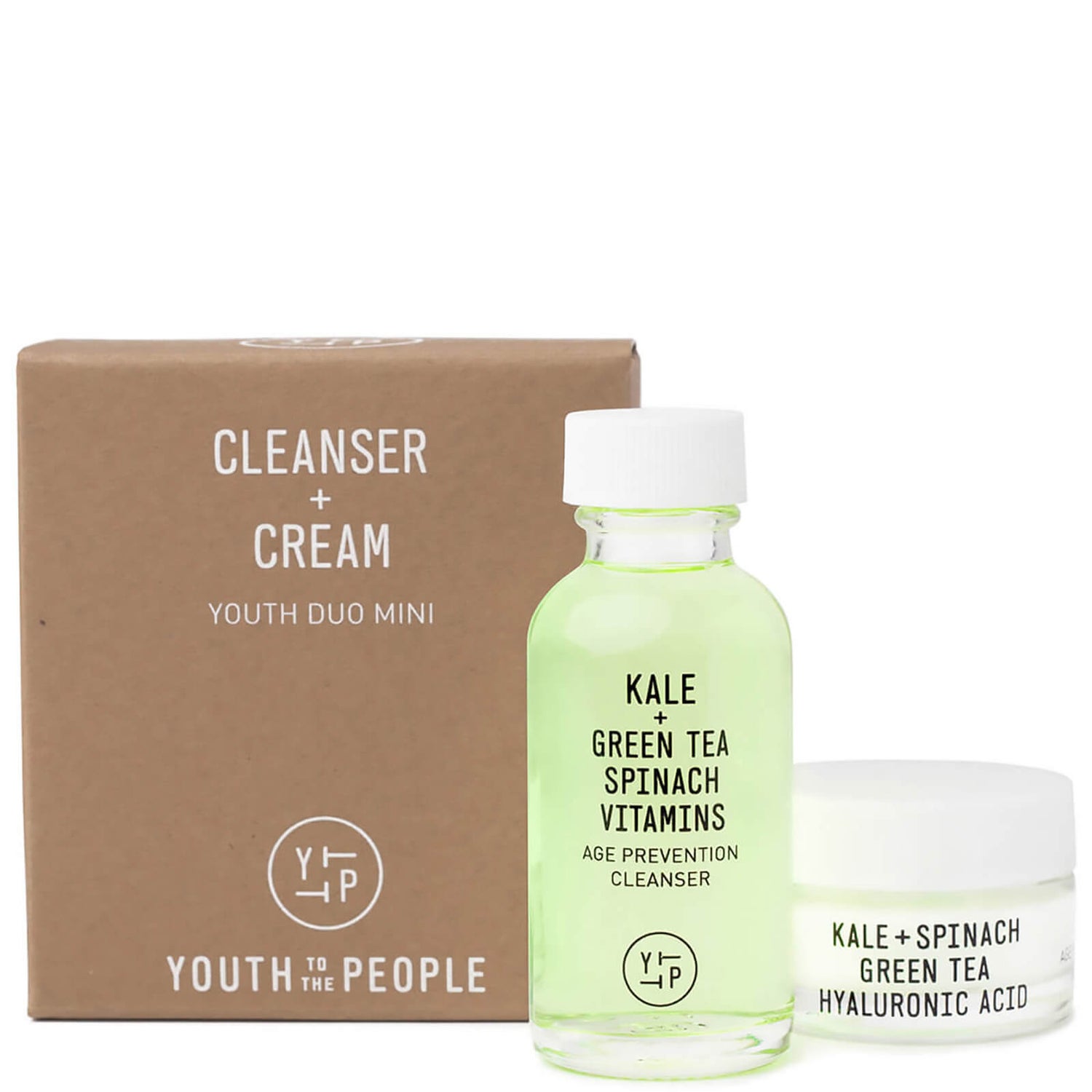 Youth To The People Cleanser + Cream Youth Duo Mini