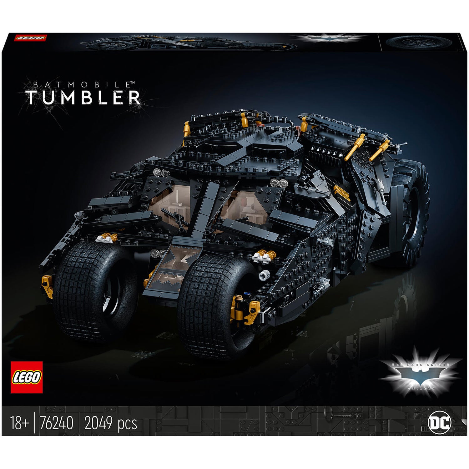 LEGO 76240 DC Batman Batmóvil Blindado Idea De Regalo Coleccionable Set De Construcción Para Adultos 