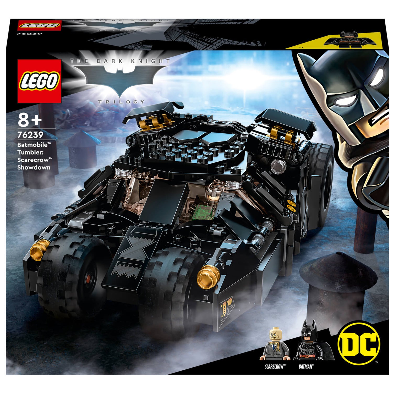 LEGO DC Batman Batmobile Tumbler Scarecrow Car Toy (76239) Toys - Zavvi US