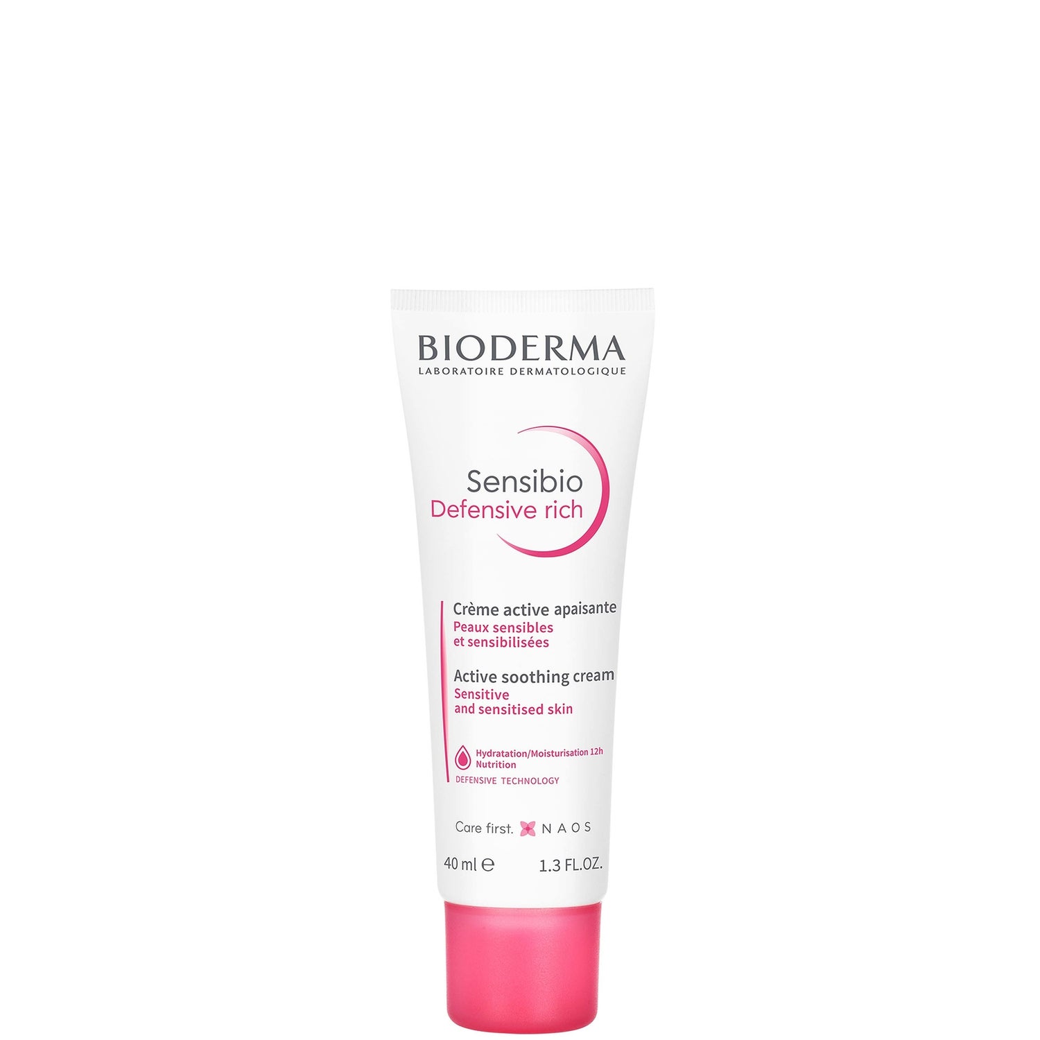 BIODERMA Sensibio Defensive Rich Soothing Nourishing Moisturiser for Sensitive Skin 40ml