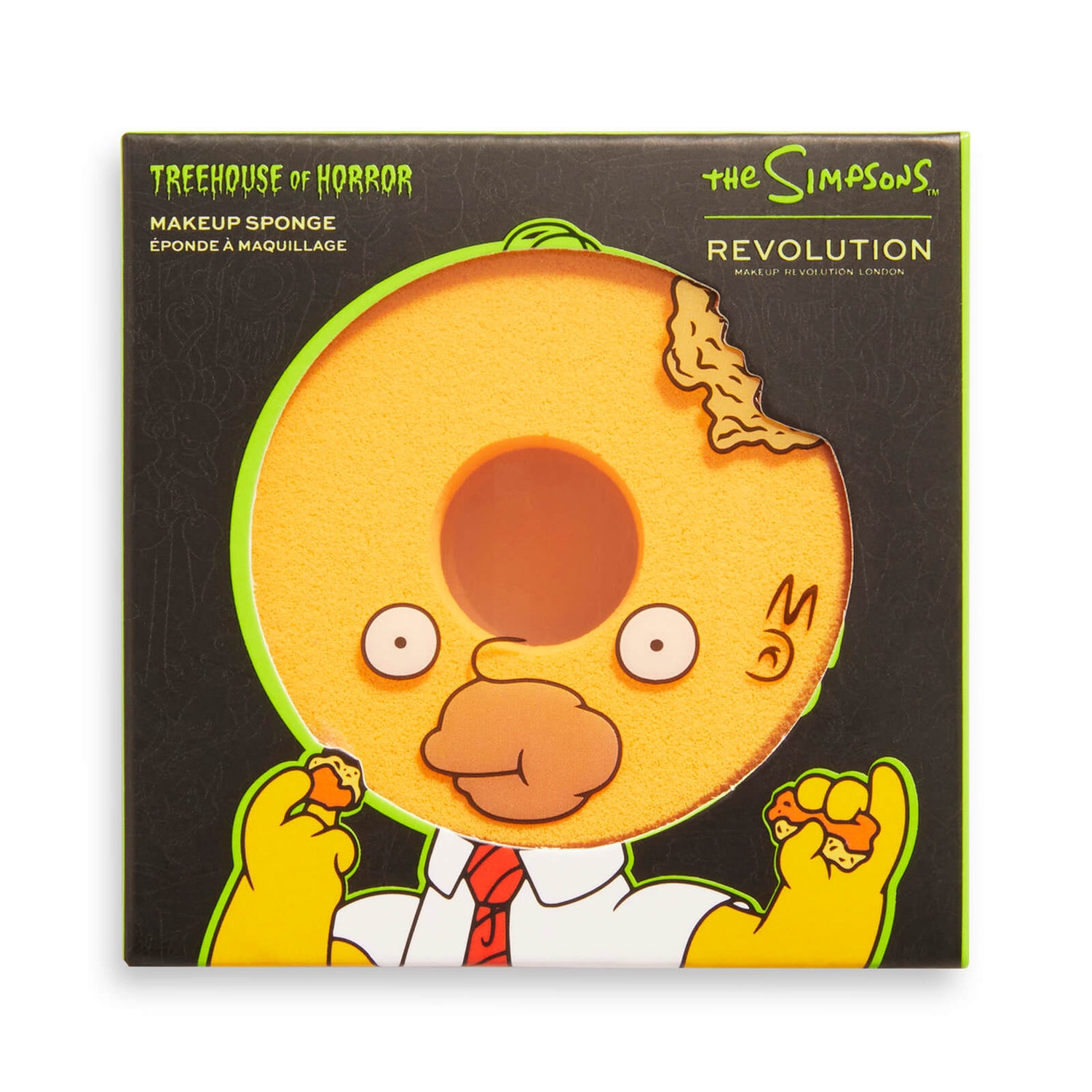 The Simpsons Makeup Revolution Donut Head Homer Blending Sponge