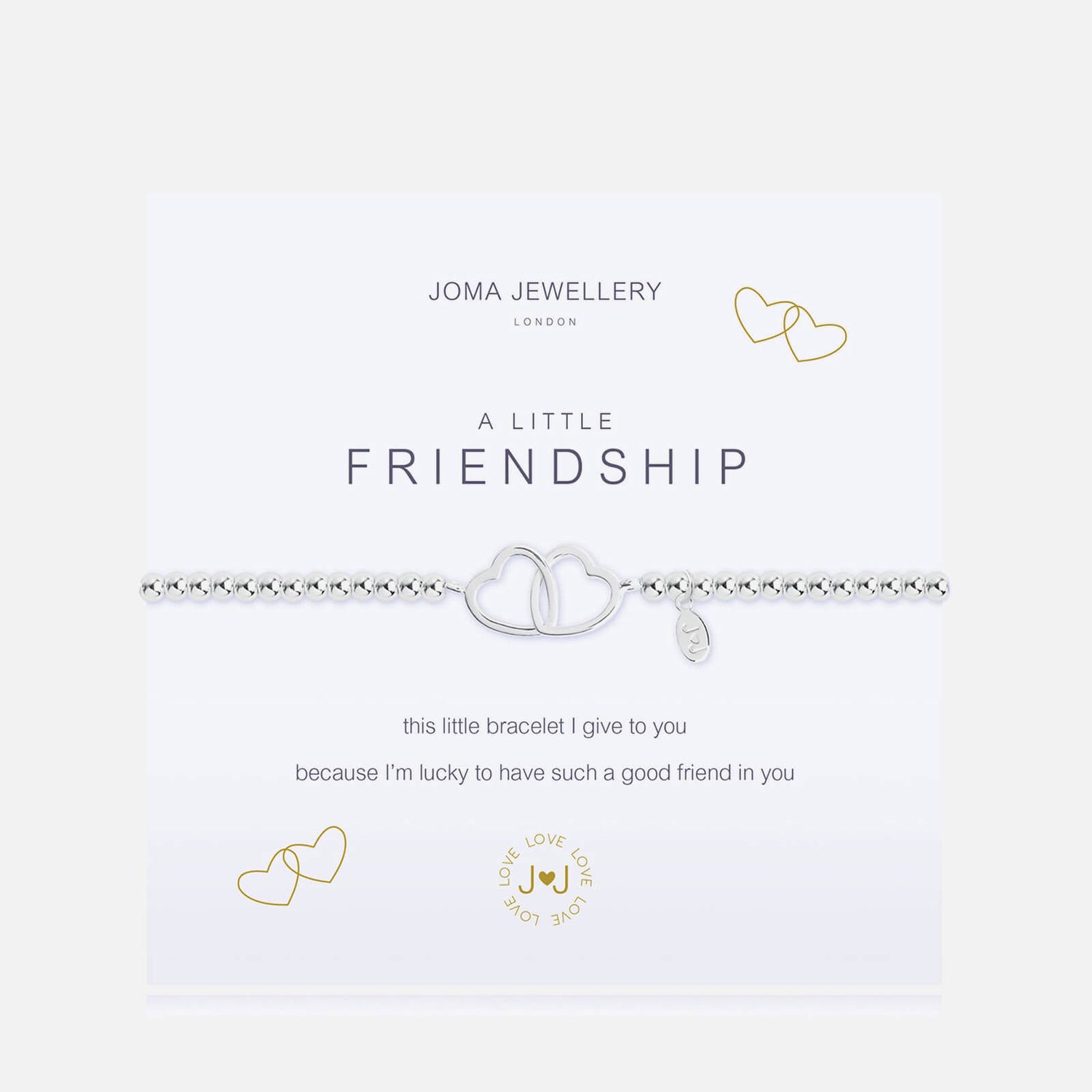 Joma Jewellery A Little Friendship Bracelet - Silver