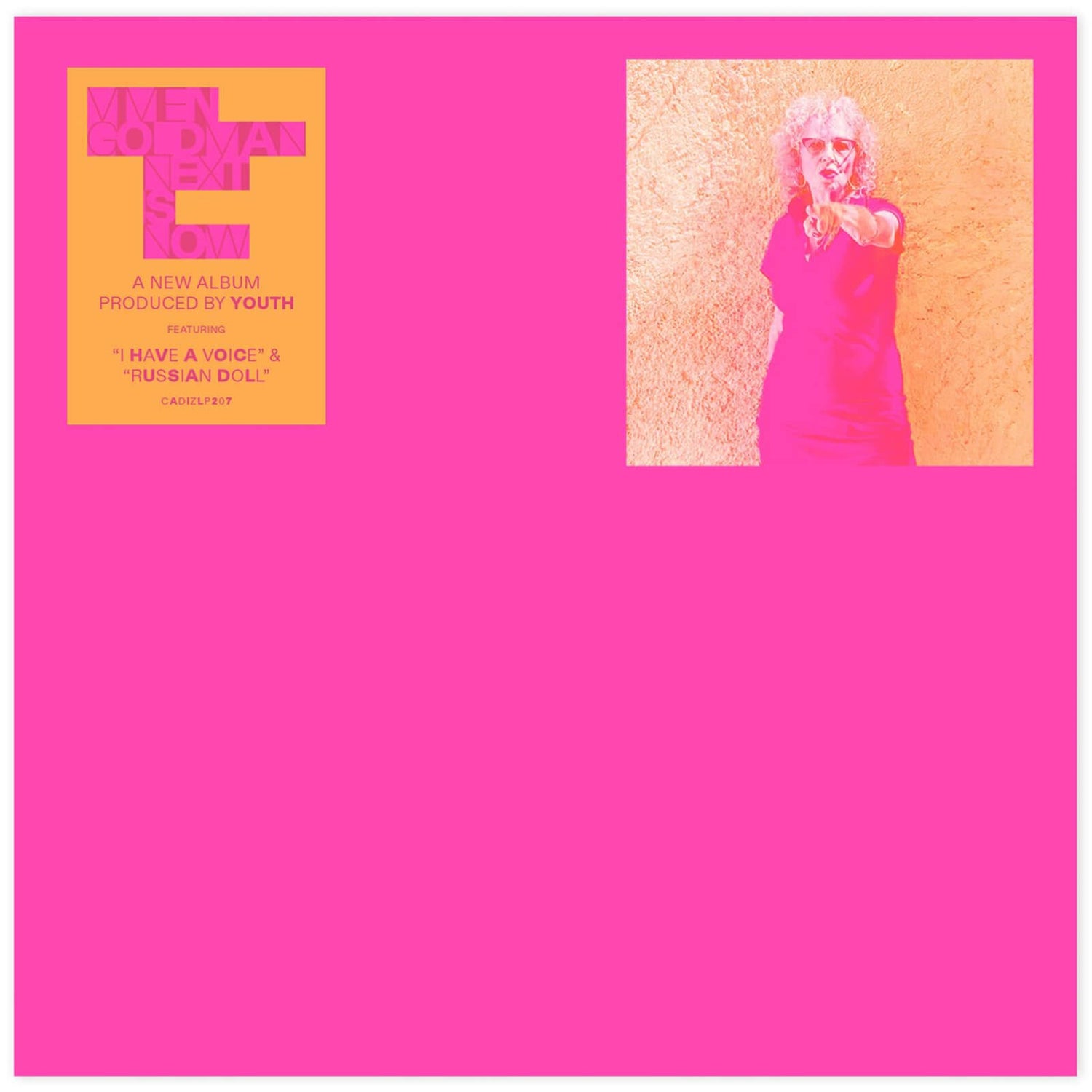 Vivien Goldman - Next Is Now Vinyl (Neon Pink)