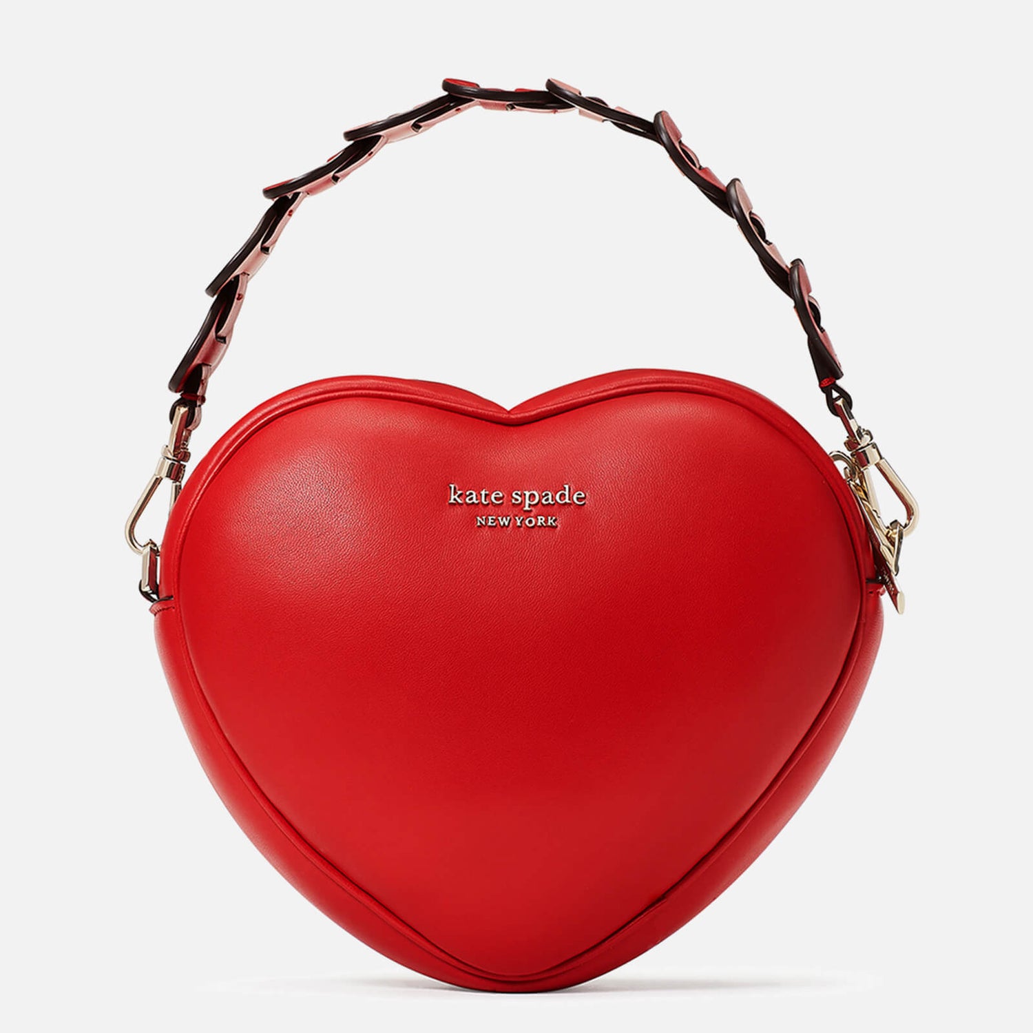 Kate Spade New York Women's Heartbreaker 3D Heart Cross Body Bag - Lingonberry
