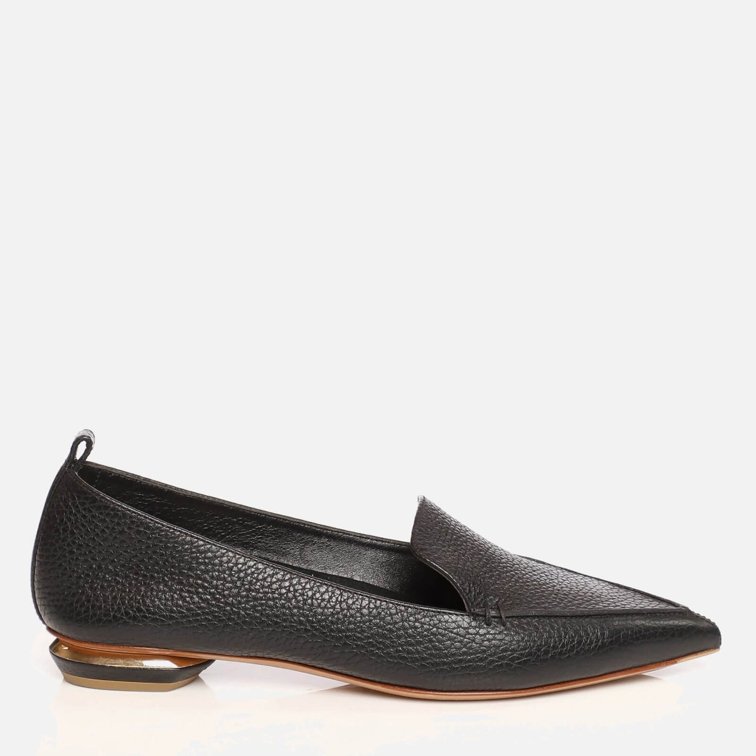 Nicholas Kirkwood Women's 18mm Beya Leather Loafers - Black - UK 3