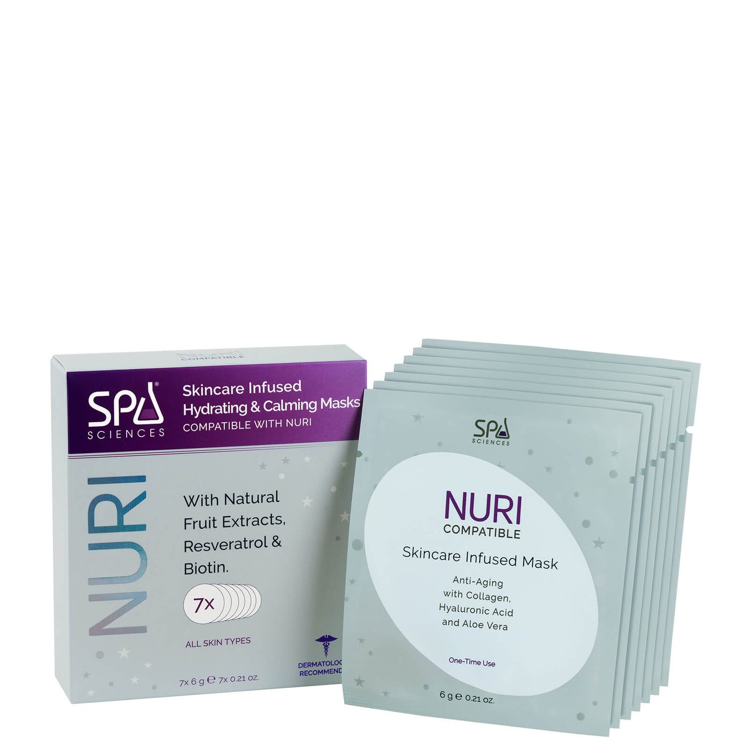 Spa Sciences Hydrating and Calming Masks NURI Compatible