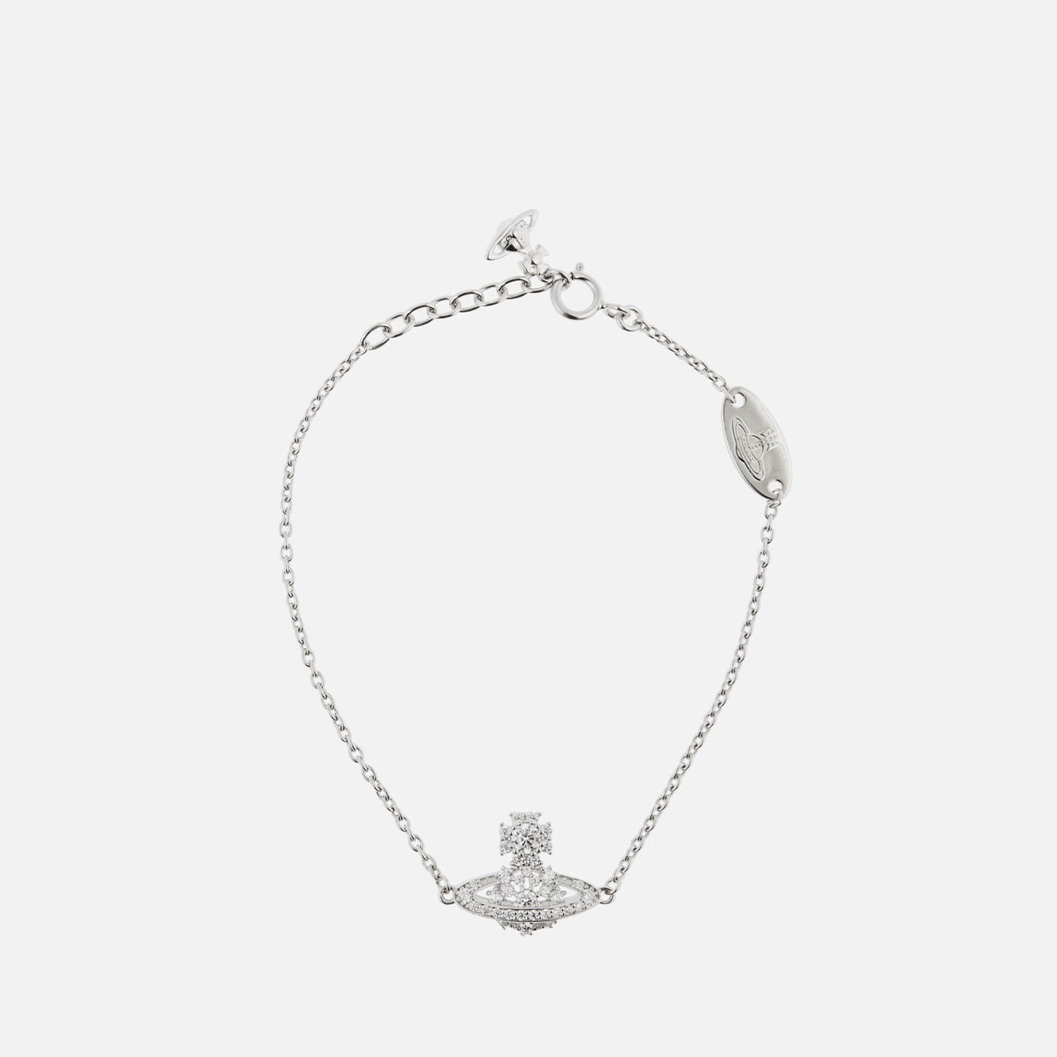 Vivienne Westwood Women's Narcissa Silver Bracelet - Platinum/White