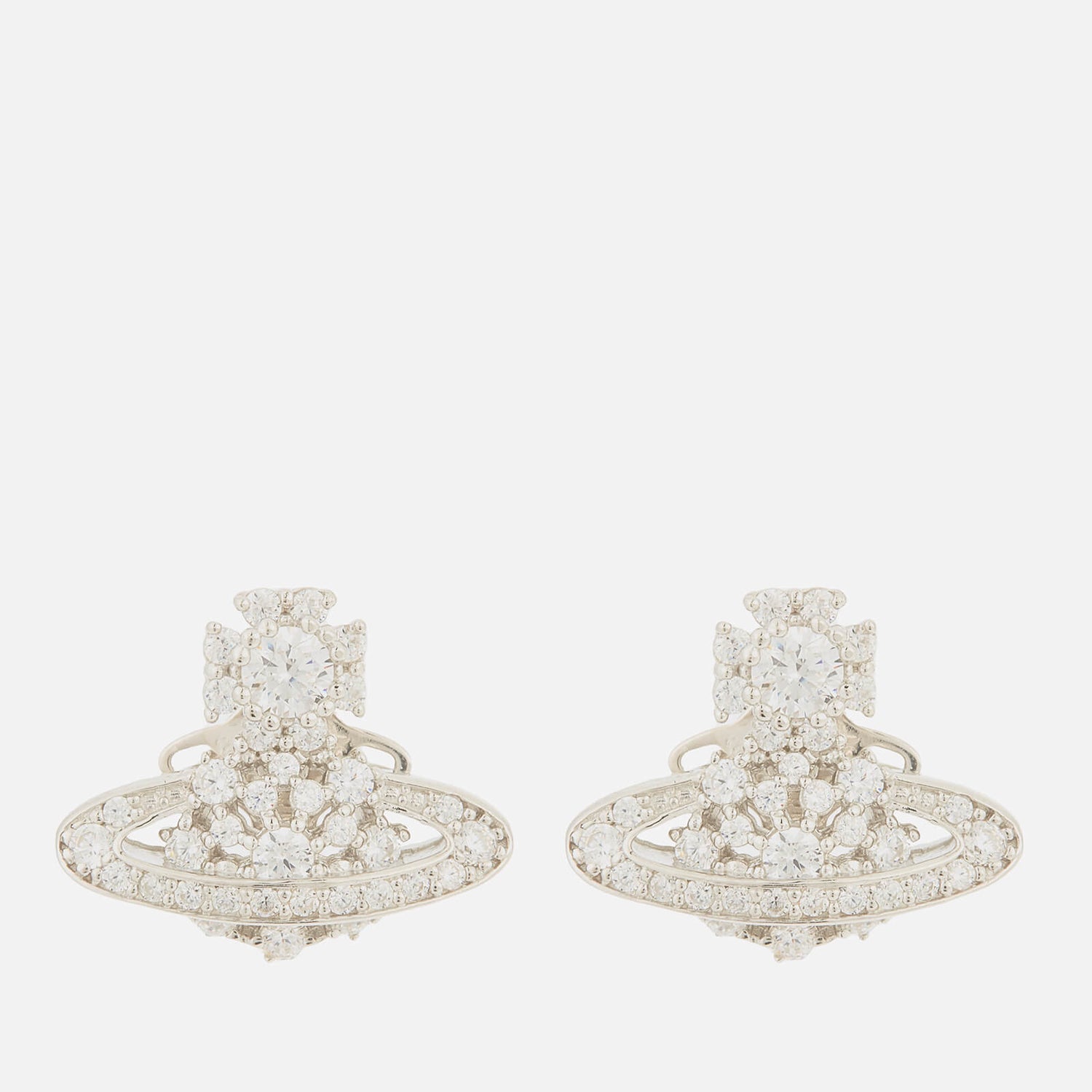 Vivienne Westwood Women's Narcissa Silver Earrings - Platinum/White