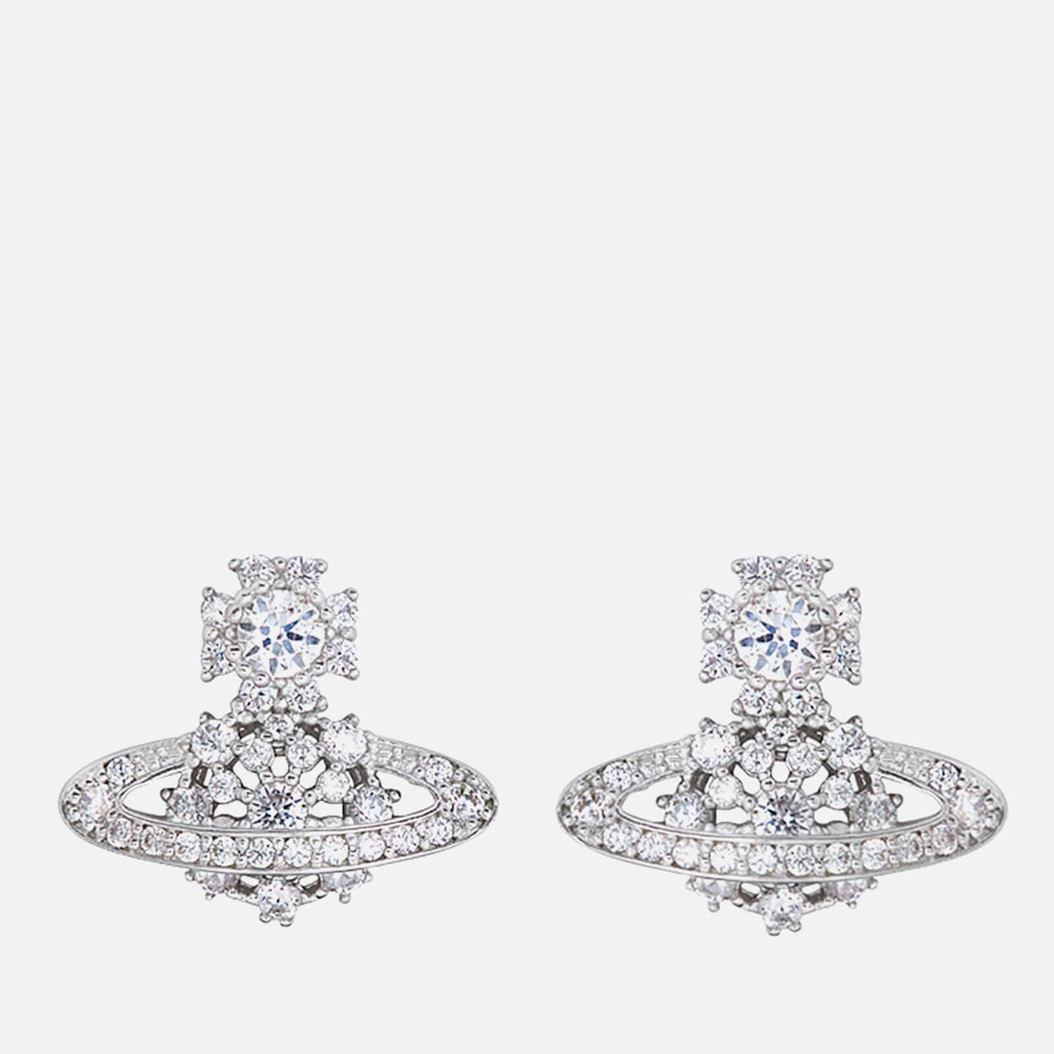 Vivienne Westwood Women's Narcissa Silver Earrings - Platinum/White