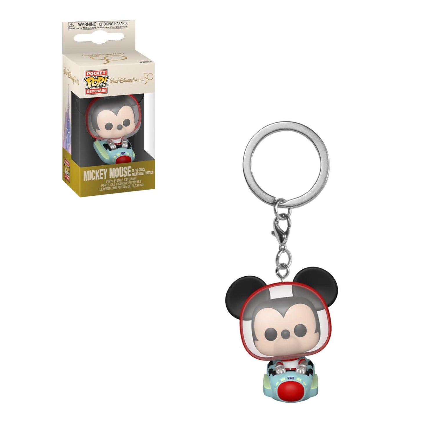 Funko Pop Keychain: Mickey Mouse - Mickey (New Pose) Collectible Figure,  Multicolor