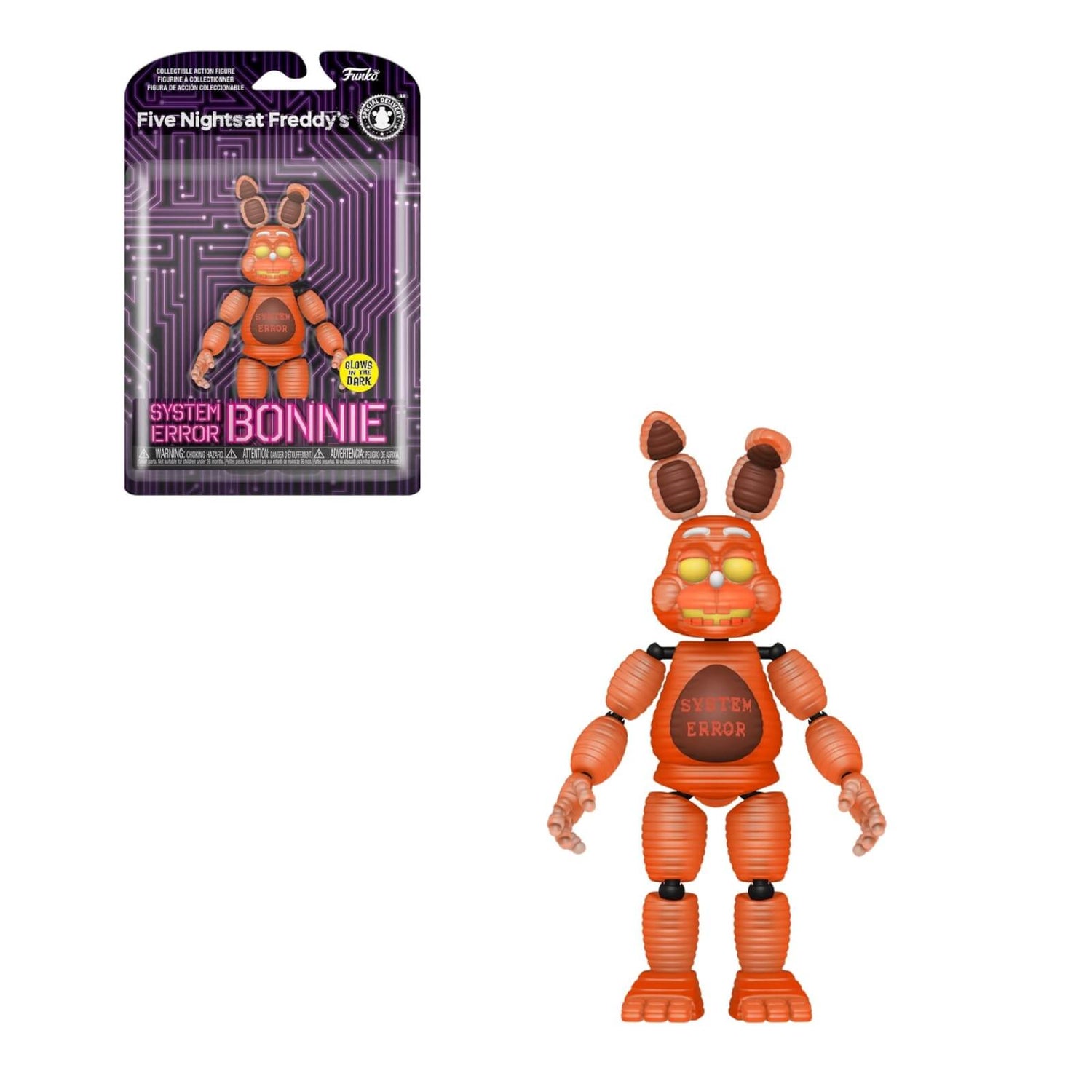 Five Nights At Freddy's System Error Bonnie Action Figure