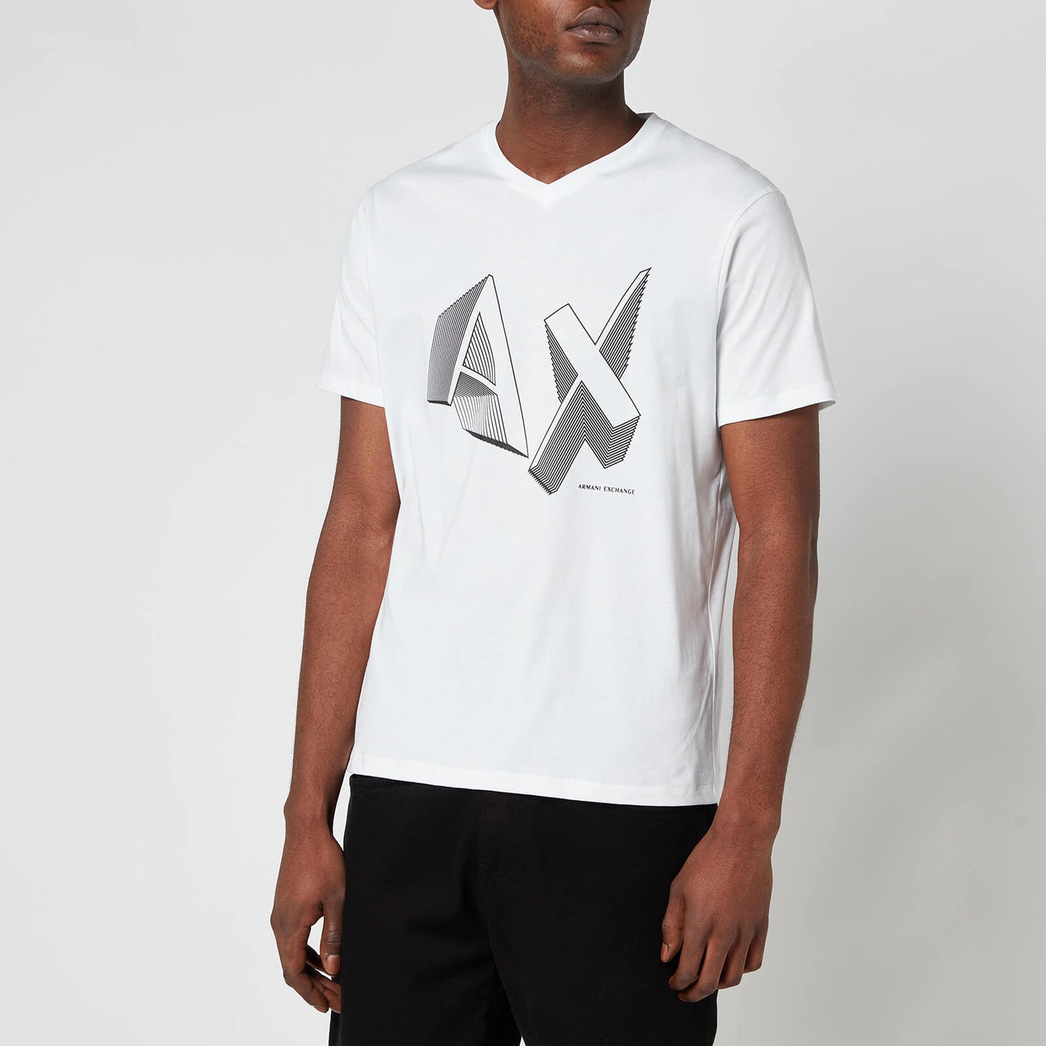 Armani Exchange Men's AX Logo T-Shirt - White