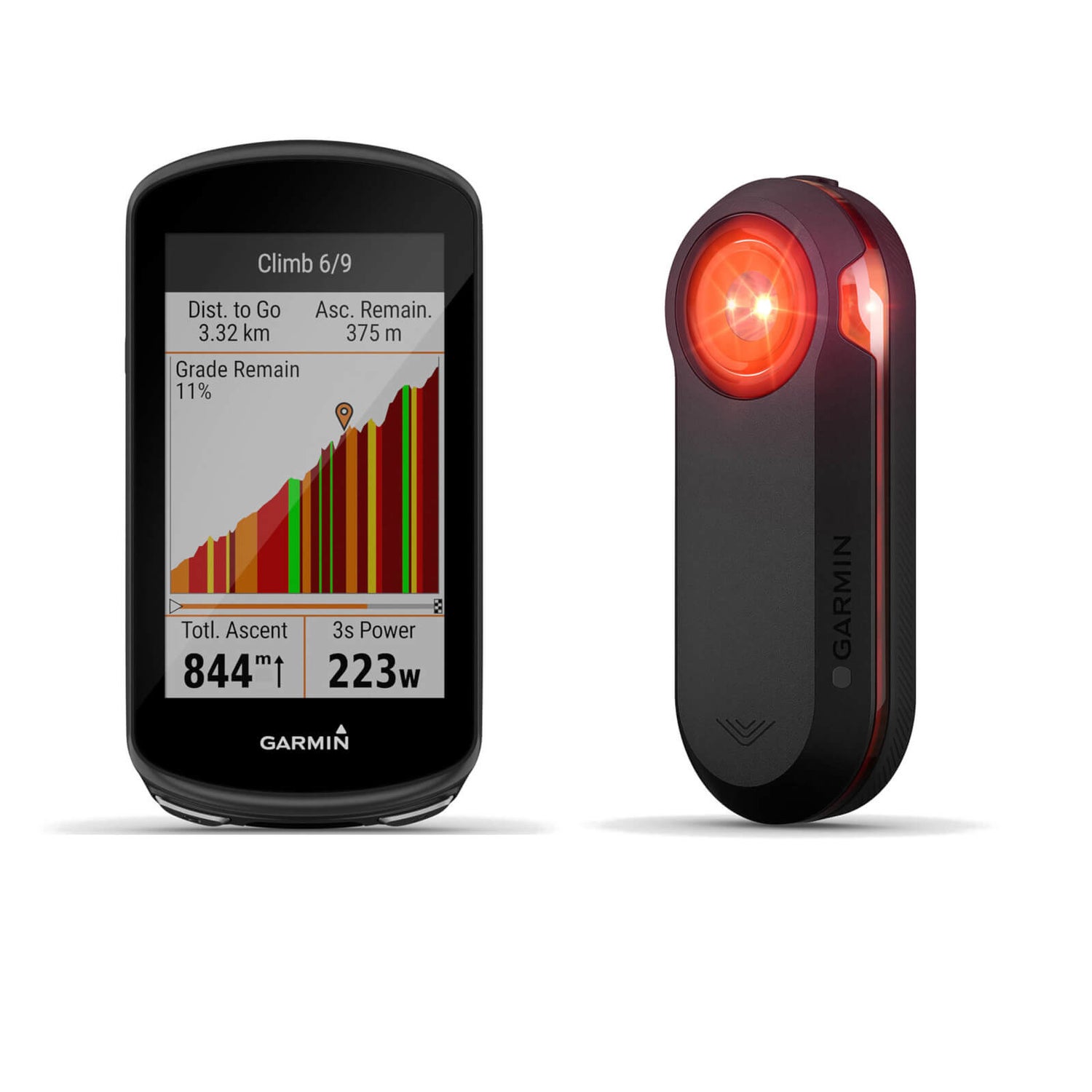 Garmin Edge 1030 Plus GPS Cycling Computer/Garmin Varia RTL515 Radar Rear  Light Bundle