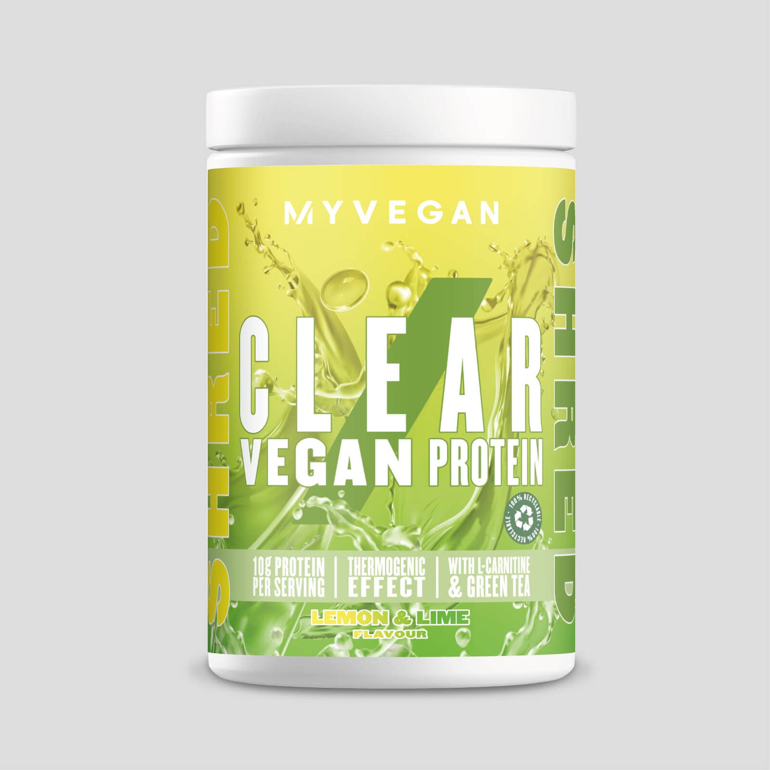 Clear Vegan Shred - 20servings - Lemon & Lime