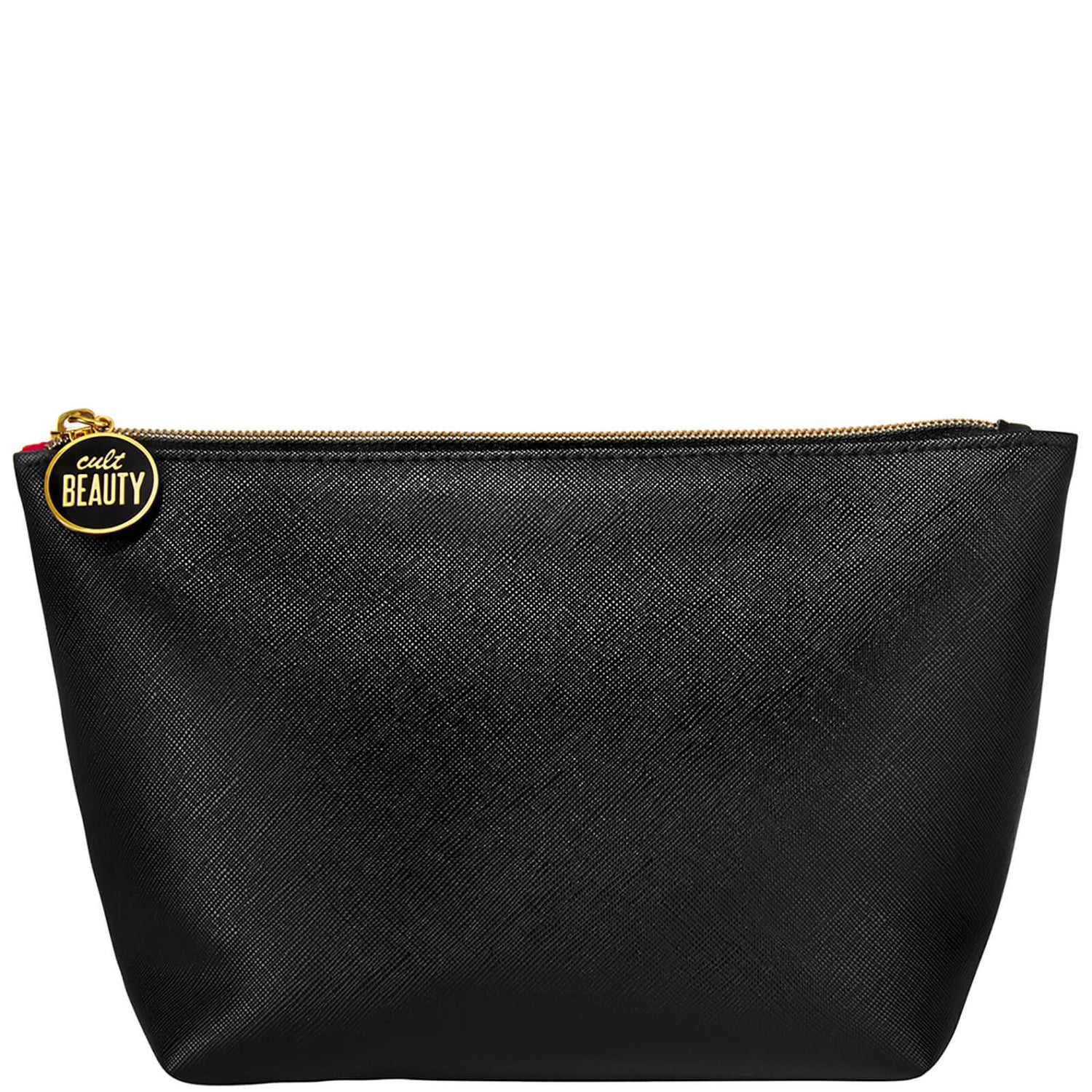 Cult Beauty Black Faux Leather Make Up Bag