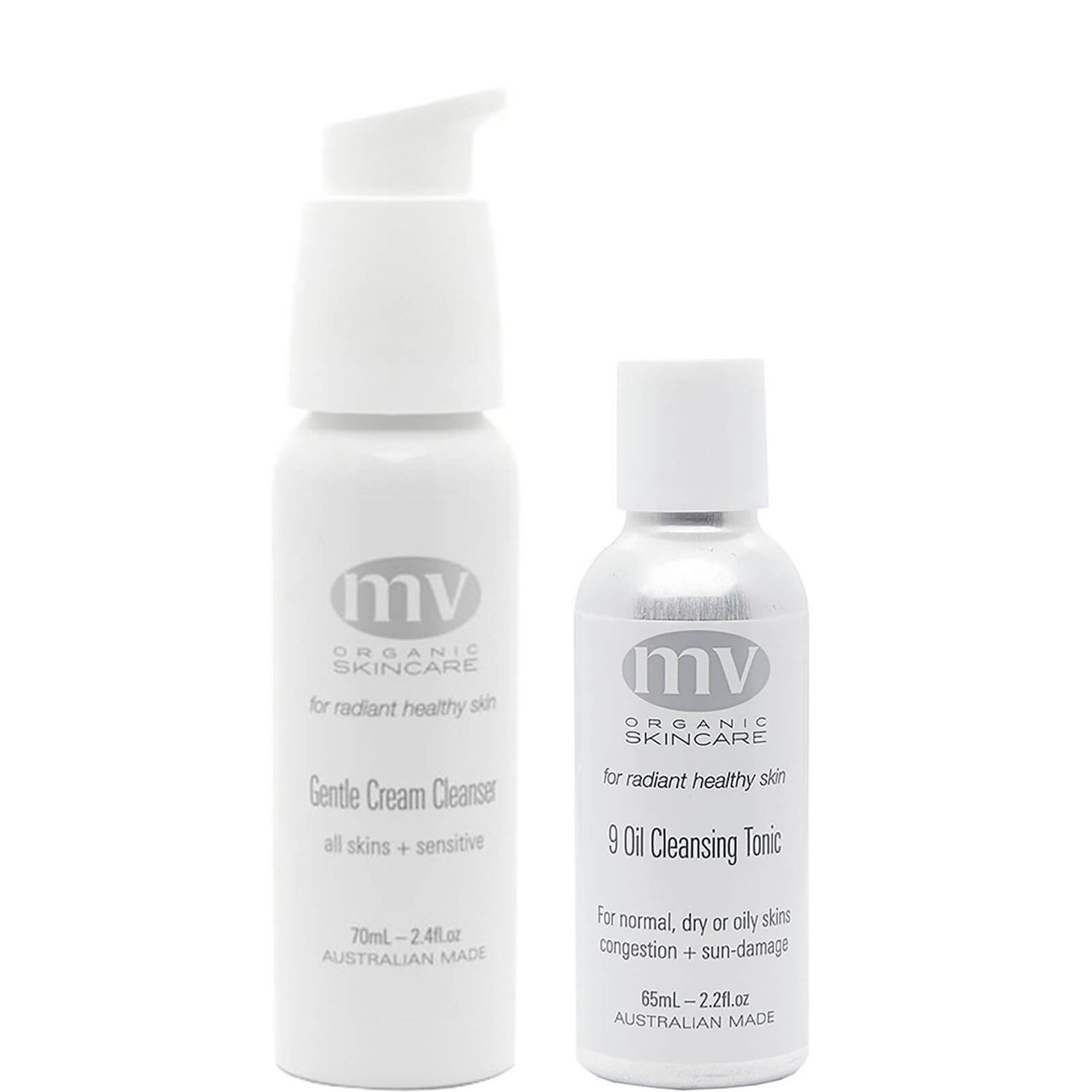 MV Skintherapy Ultimate Cleansing Duo (Gentle Cream Cleanser & 9 Oil Cleansing Tonic) [20% saving]