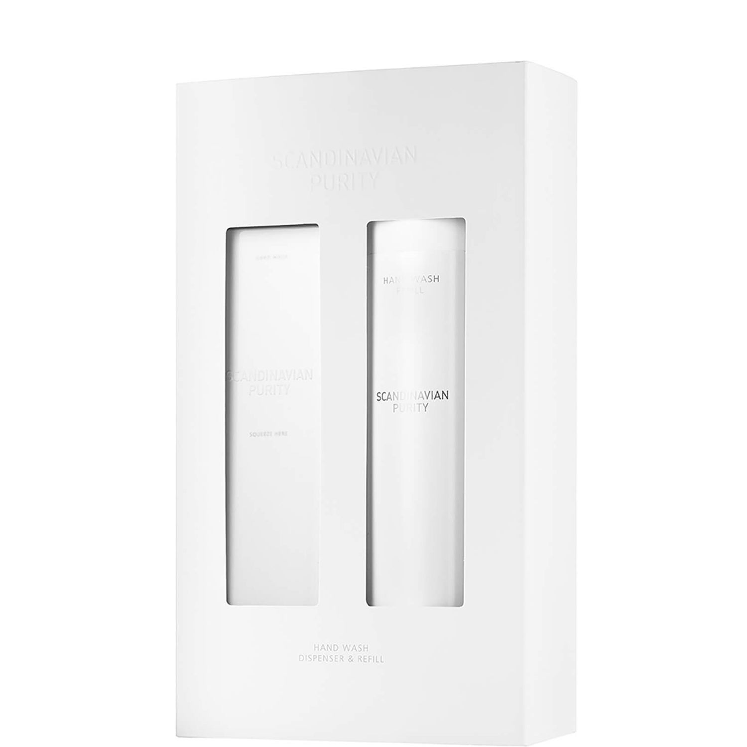 Scandinavian Purity Crystal White Soap Dispenser & Refill Set