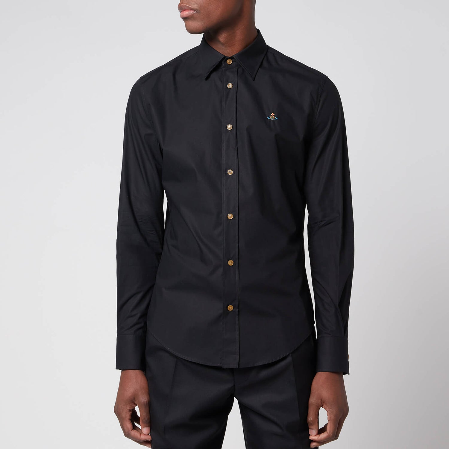 Vivienne Westwood Men's Slim Shirt - Black - 46/S